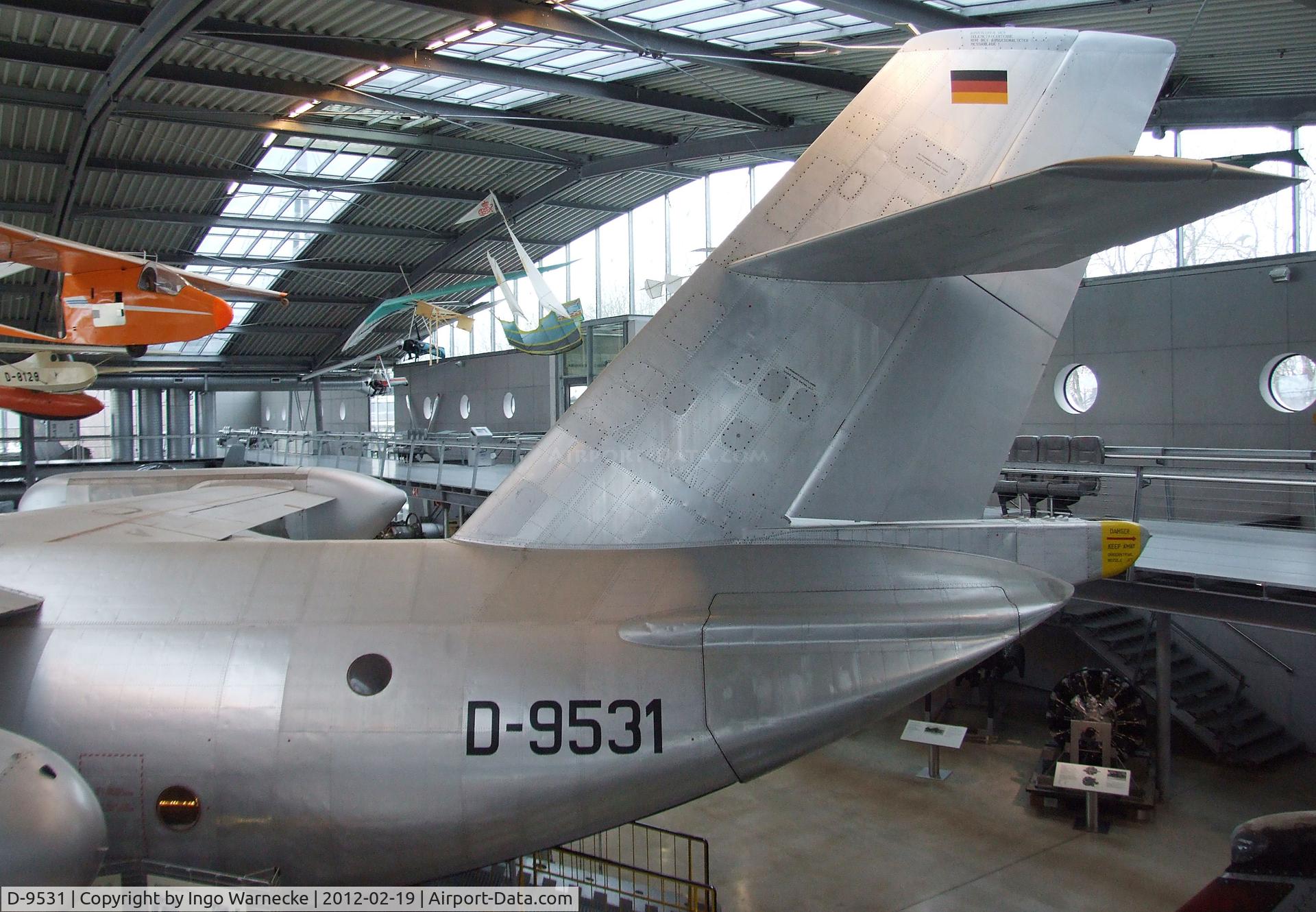 D-9531, 1967 Dornier Do-31 C/N E3, Dornier Do 31 at the Deutsches Museum Flugwerft Schleißheim, Oberschleißheim