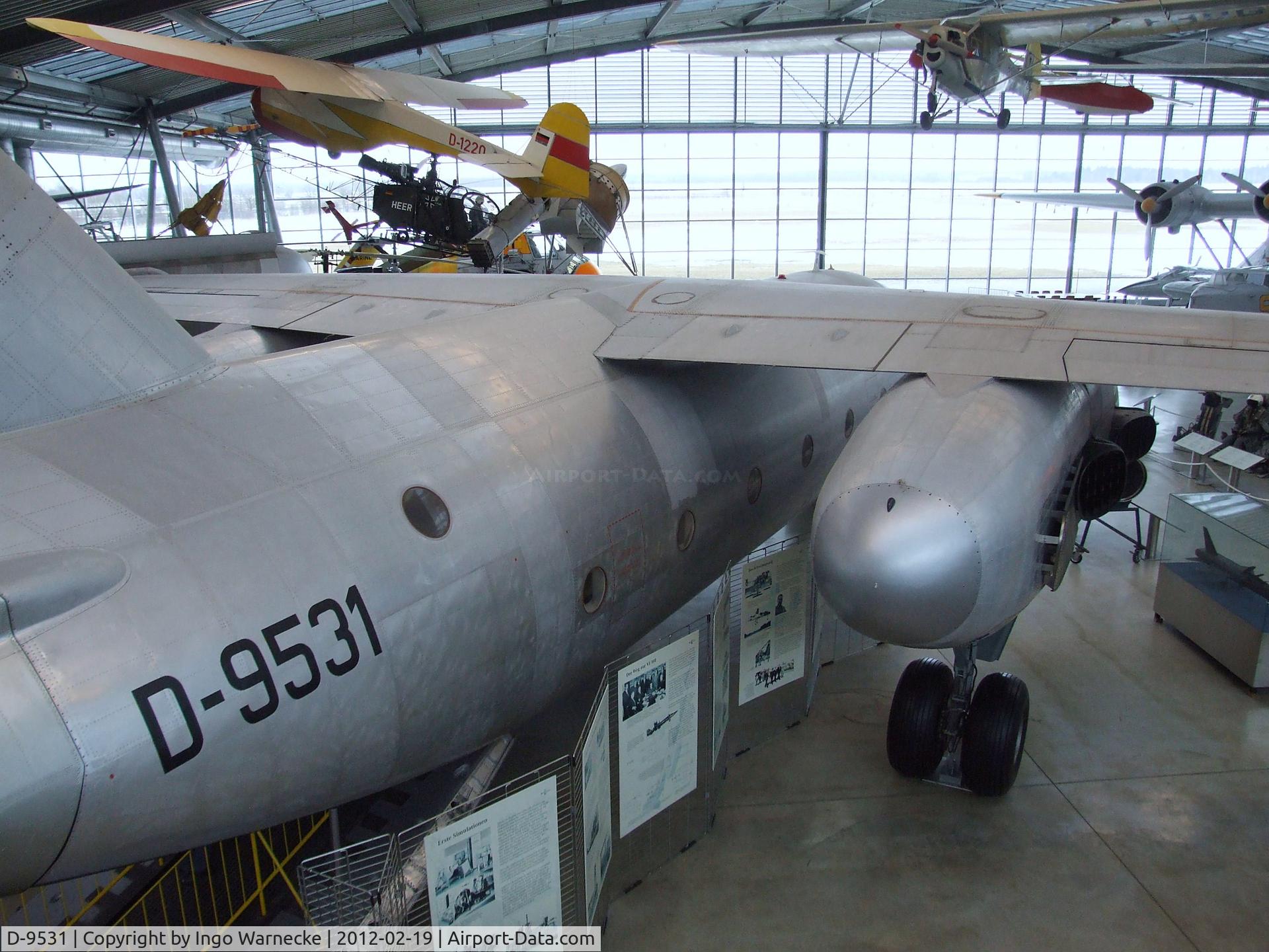 D-9531, 1967 Dornier Do-31 C/N E3, Dornier Do 31 at the Deutsches Museum Flugwerft Schleißheim, Oberschleißheim