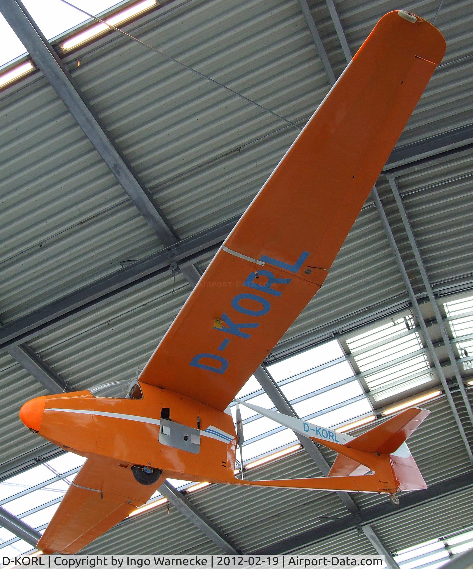 D-KORL, 1964 Wiesloch Krahe IV C/N **, Raab (P. Gerold) Krähe IV at the Deutsches Museum Flugwerft Schleißheim, Oberschleißheim