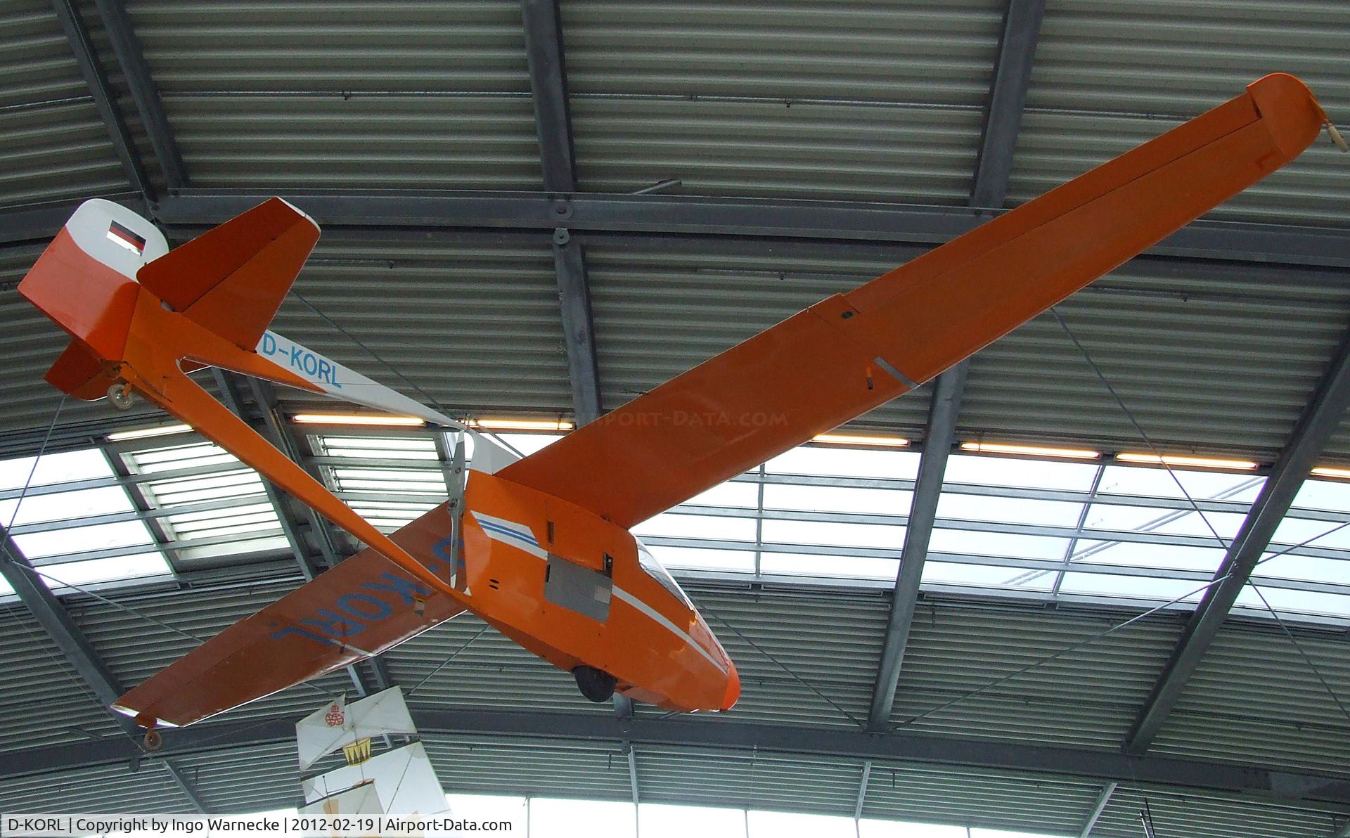D-KORL, 1964 Wiesloch Krahe IV C/N **, Raab (P. Gerold) Krähe IV at the Deutsches Museum Flugwerft Schleißheim, Oberschleißheim