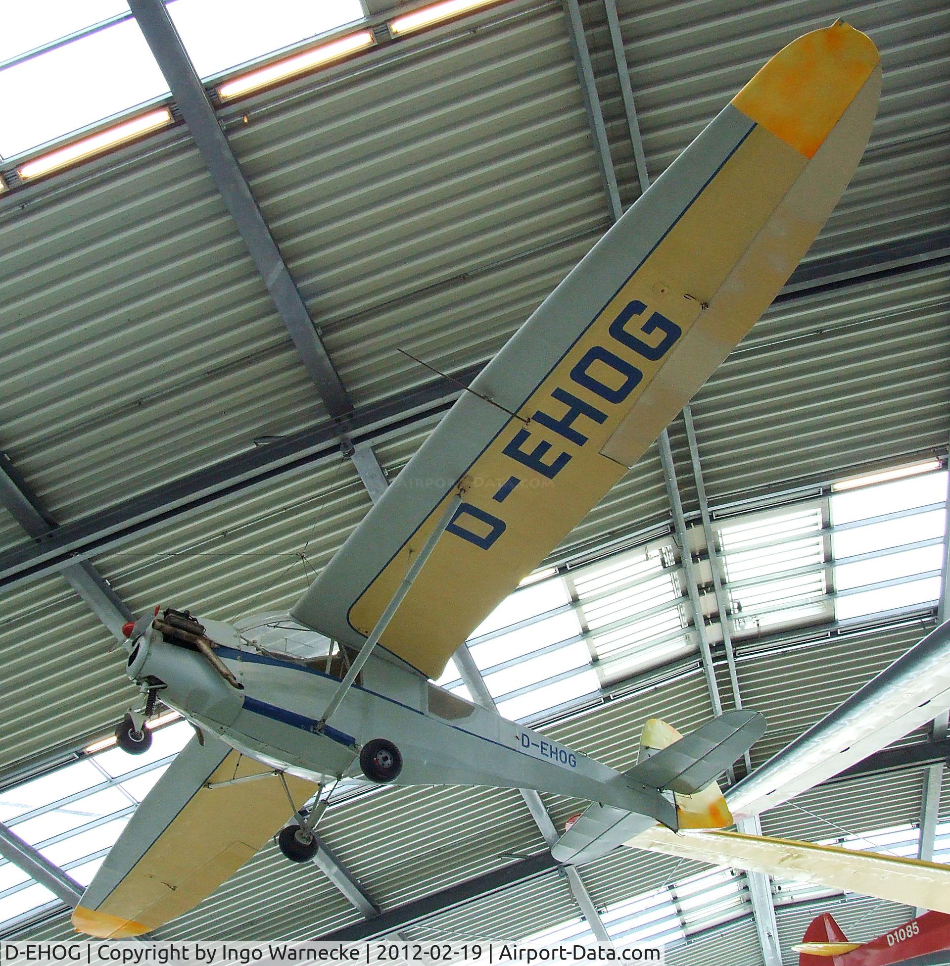 D-EHOG, Putzer Motorrab C/N V-3, Pützer Motorraab at the Deutsches Museum Flugwerft Schleißheim, Oberschleißheim