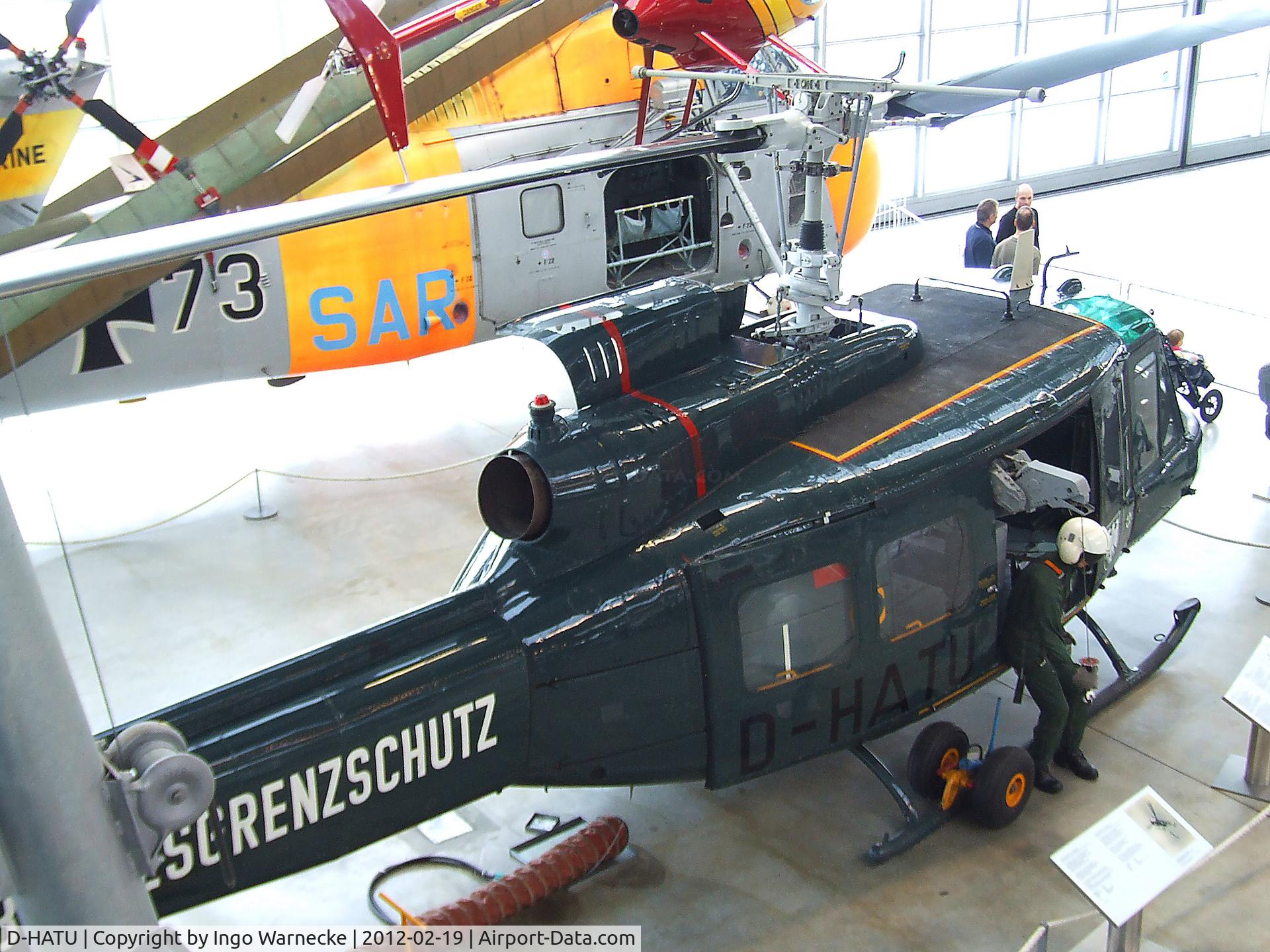 D-HATU, 1970 Bell (Dornier) UH-1D Iroquois (205) C/N 8066, Bell (Dornier) UH-1D Iroquois at the Deutsches Museum Flugwerft Schleißheim, Oberschleißheim