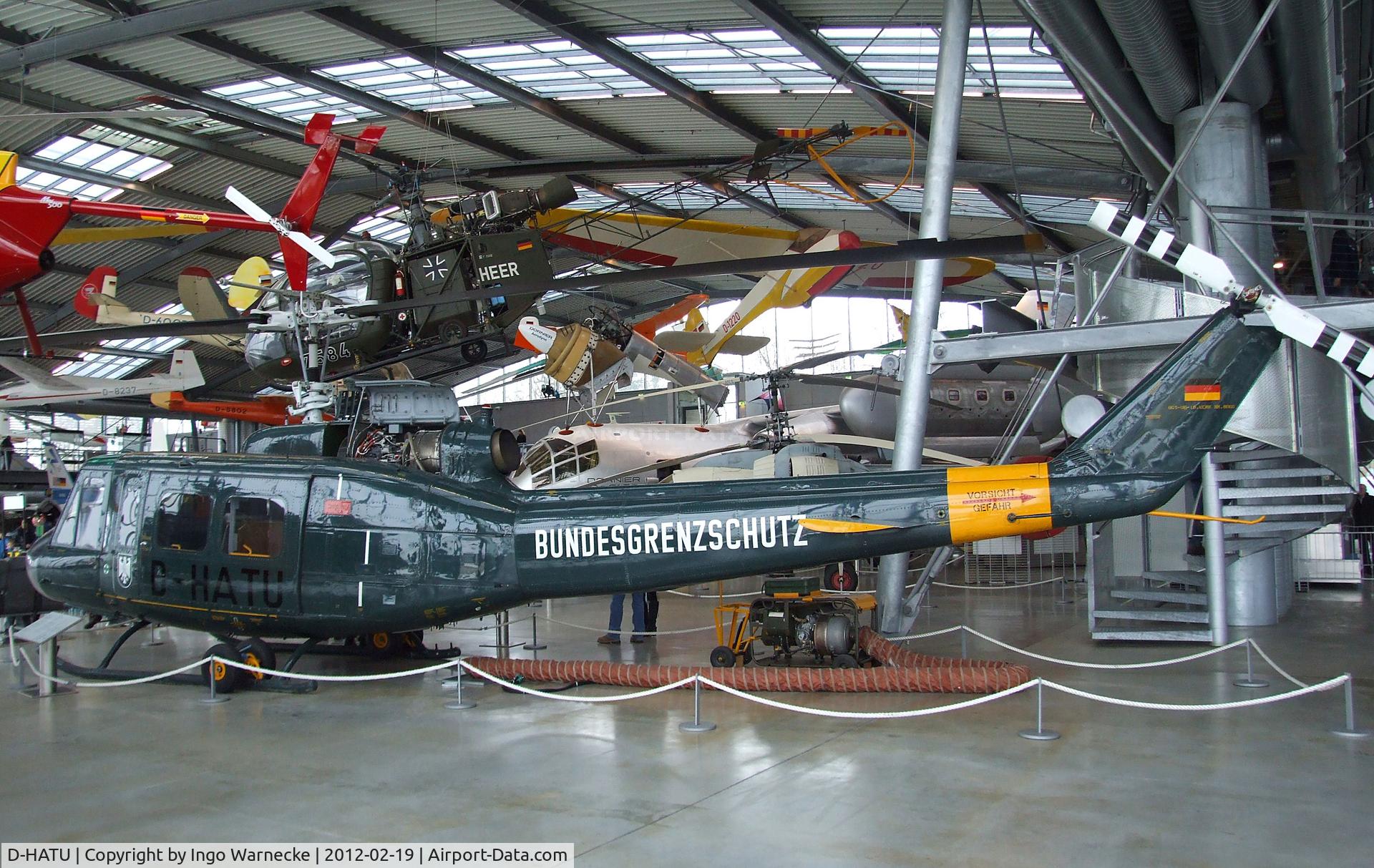 D-HATU, 1970 Bell (Dornier) UH-1D Iroquois (205) C/N 8066, Bell (Dornier) UH-1D Iroquois at the Deutsches Museum Flugwerft Schleißheim, Oberschleißheim