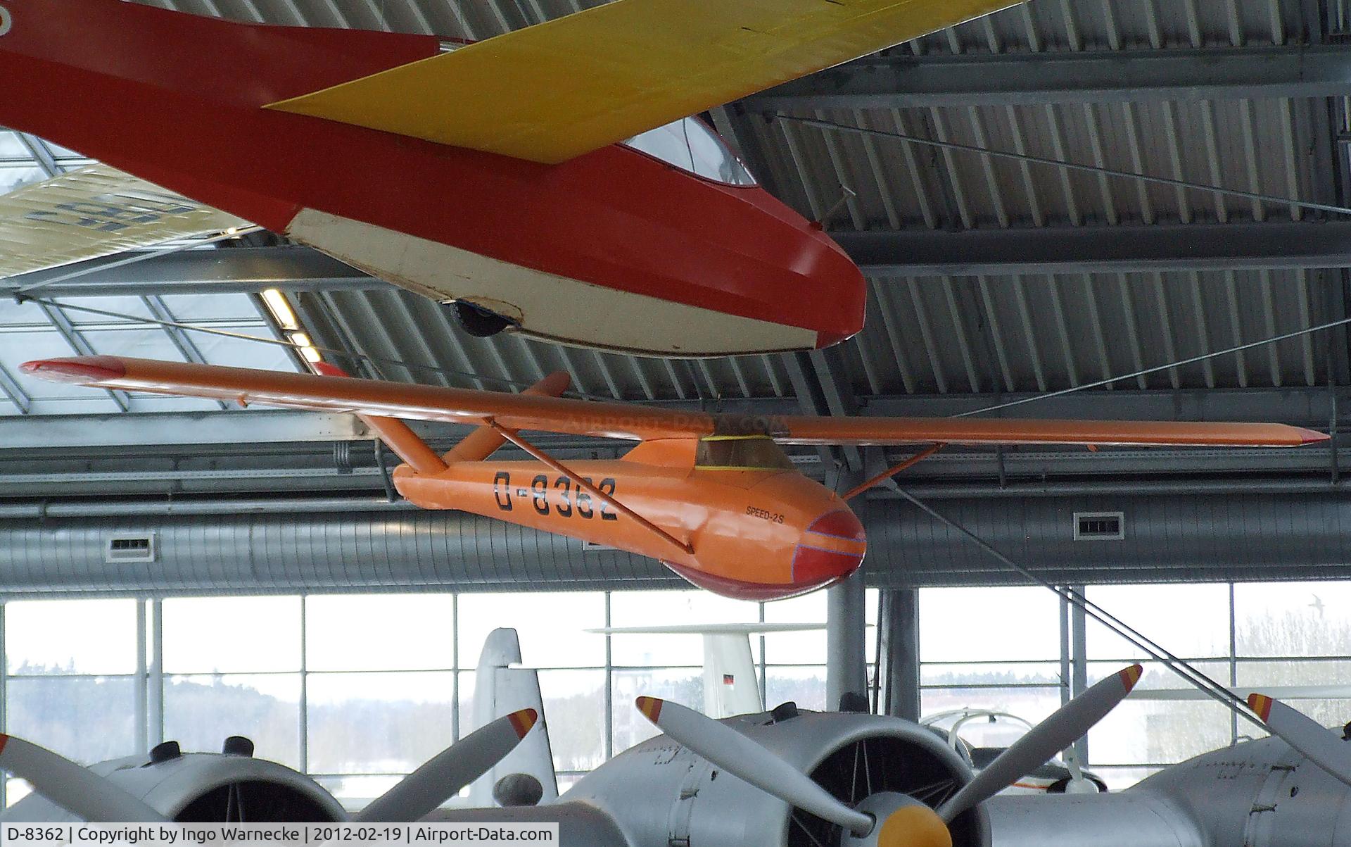 D-8362, 1960 Fliegergruppe Laucheim Kaiser Ka.1 C/N **, Kaiser Ka 1 at the Deutsches Museum Flugwerft Schleißheim, Oberschleißheim