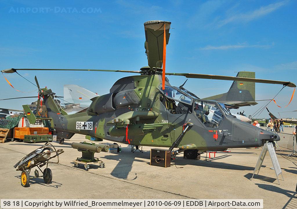 98 18, Eurocopter EC-665 Tiger UHT C/N 1004/UHT04, At ILA 2010 Berlin