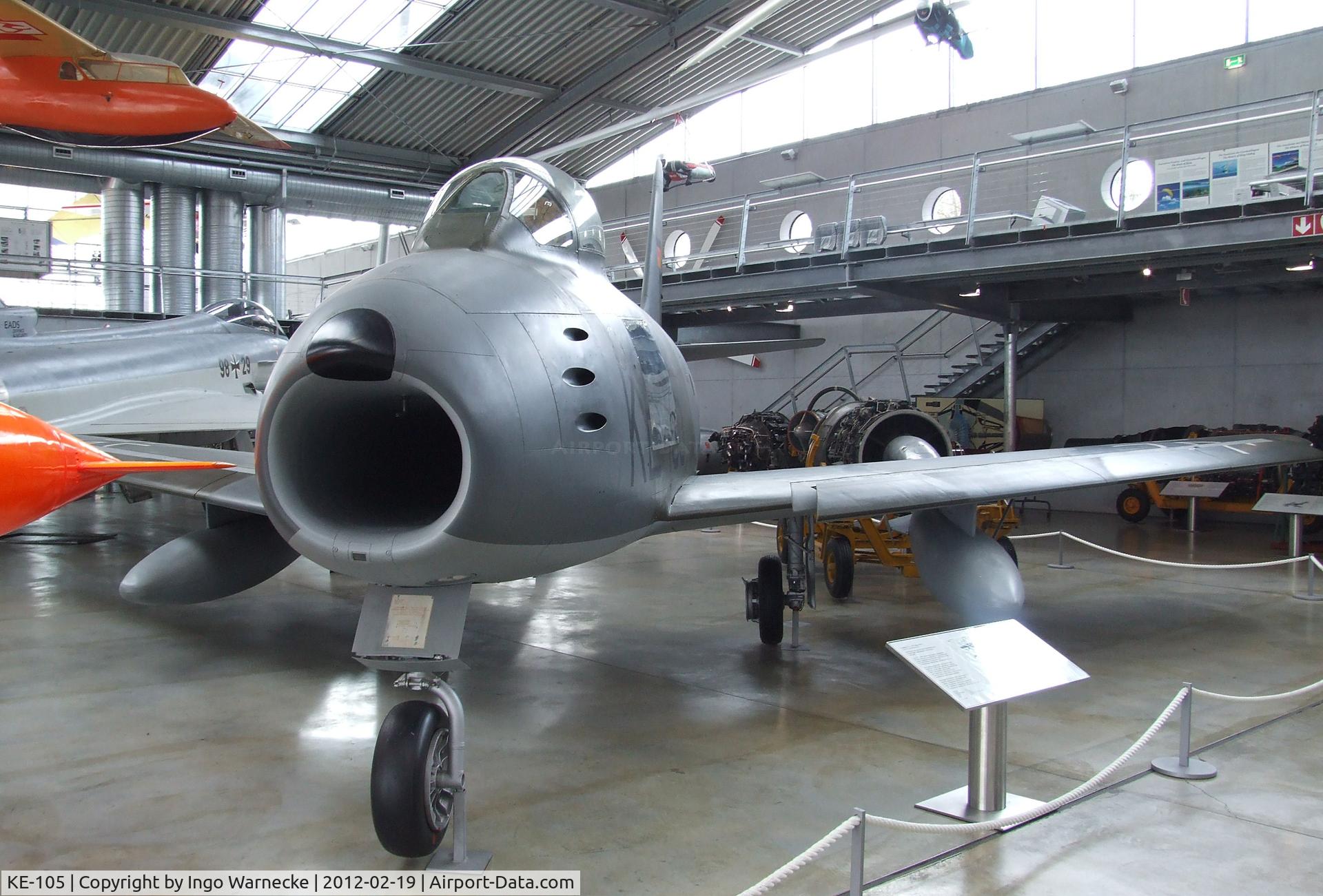 KE-105, Canadair CL-13B Sabre 6 C/N S6-1659, Canadair CL-13B Sabre 6 (North American F-86 Sabre) at the Deutsches Museum Flugwerft Schleißheim, Oberschleißheim