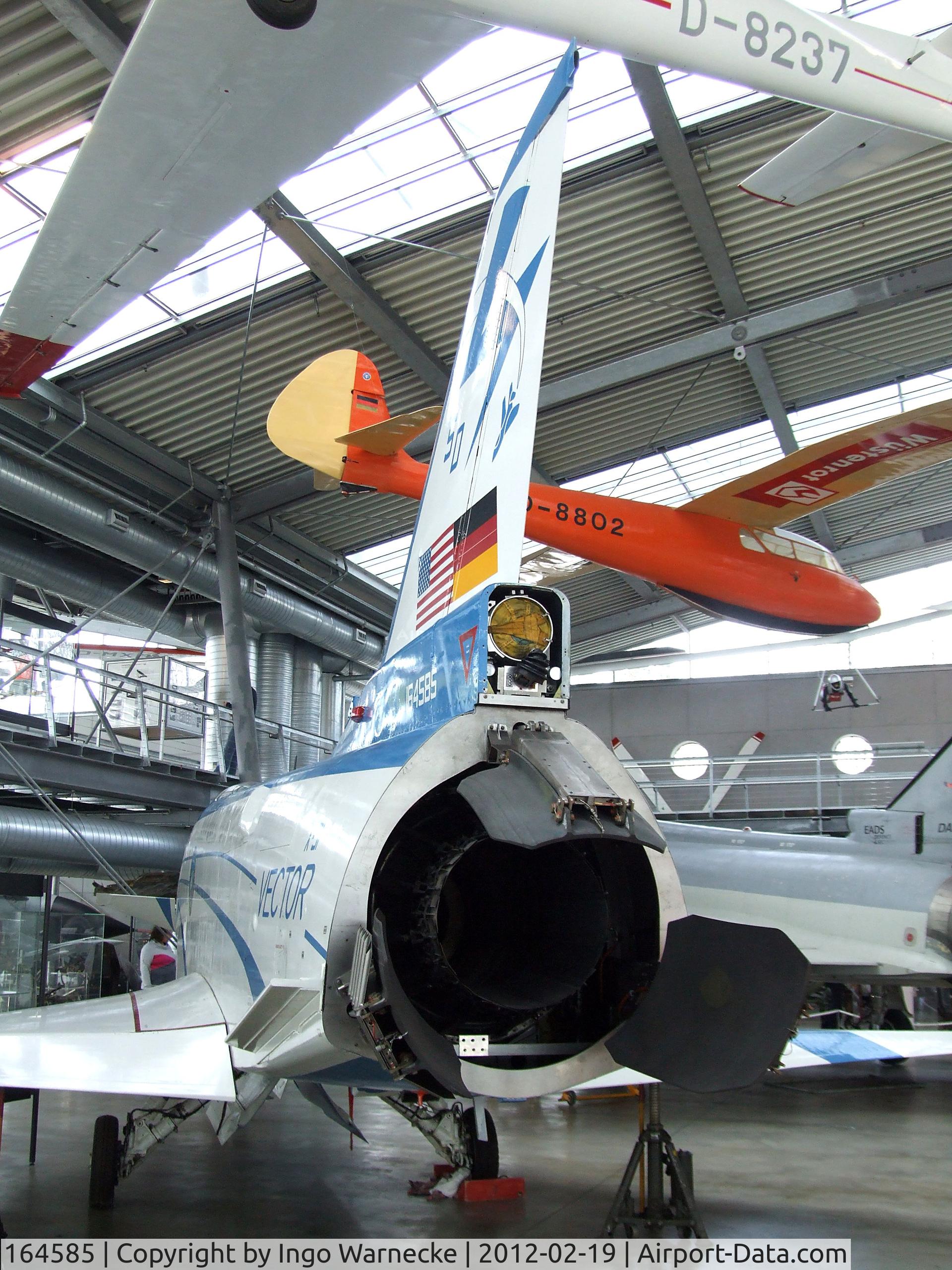 164585, Rockwell-MBB X-31A C/N 2, Rockwell-MBB X-31A Vector at the Deutsches Museum Flugwerft Schleißheim, Oberschleißheim