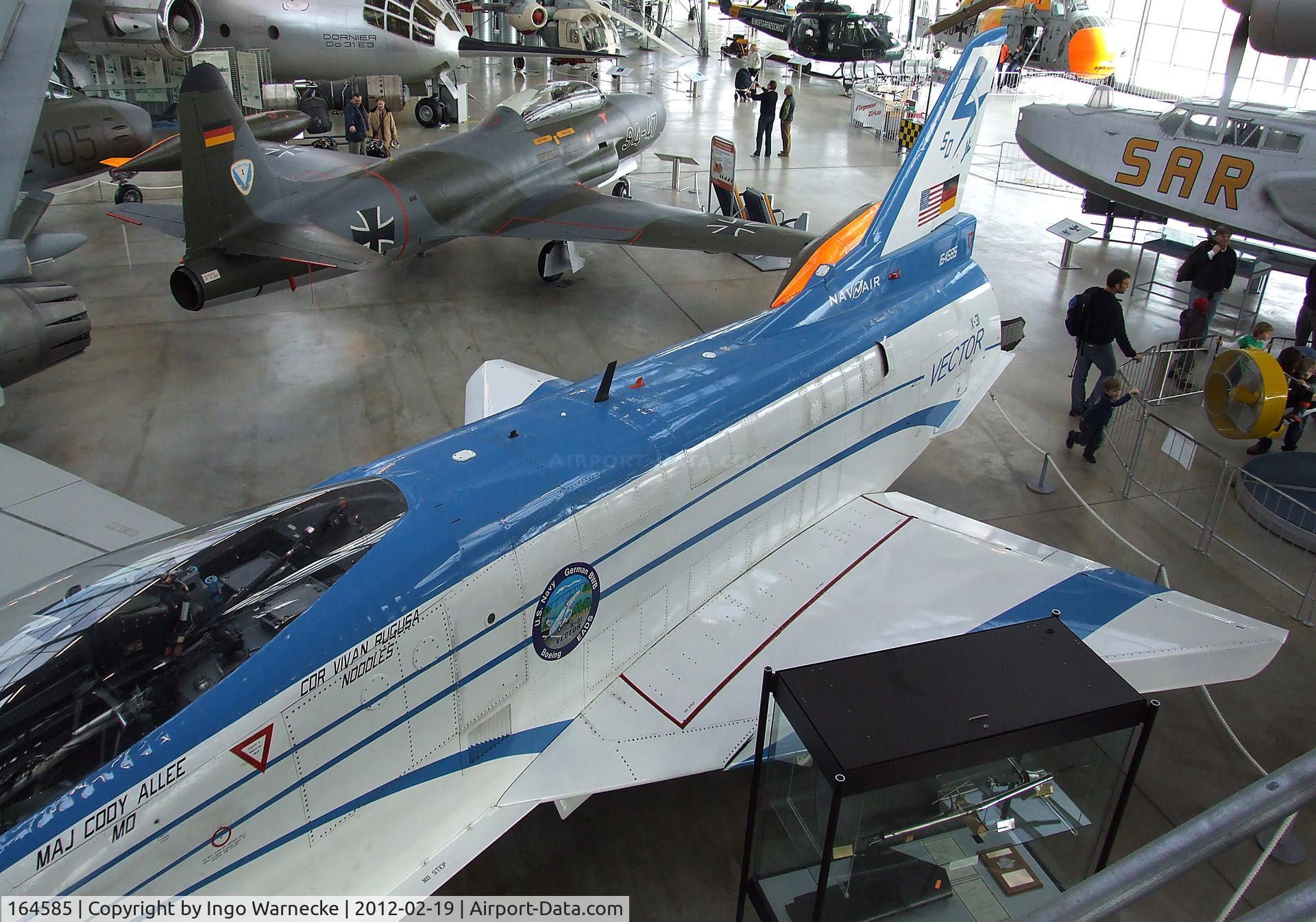 164585, Rockwell-MBB X-31A C/N 2, Rockwell-MBB X-31A Vector at the Deutsches Museum Flugwerft Schleißheim, Oberschleißheim
