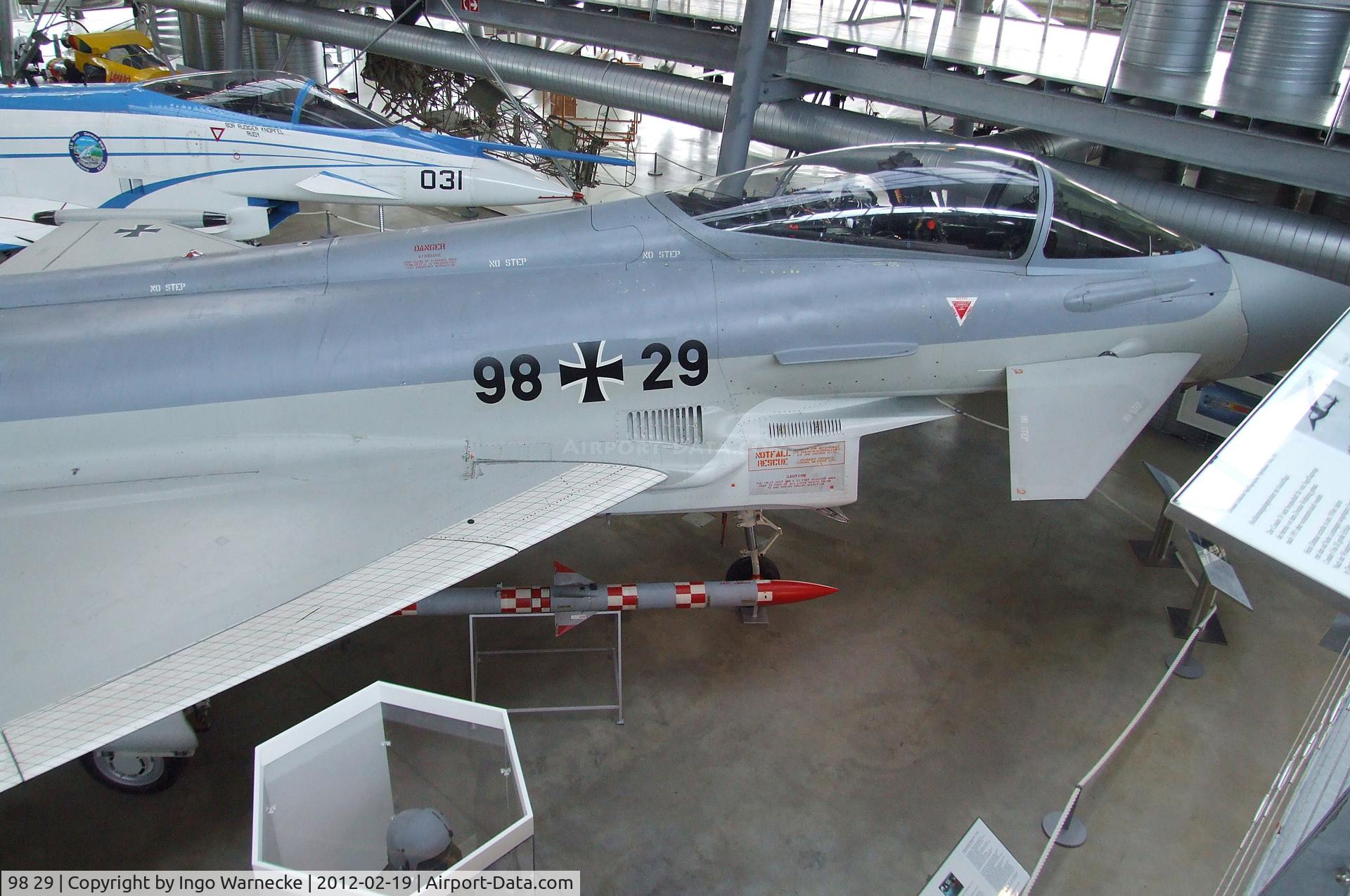 98 29, 1994 Eurofighter EF-2000 Typhoon S C/N DA1, Eurofighter EF2000 (1st prototype) at the Deutsches Museum Flugwerft Schleißheim, Oberschleißheim