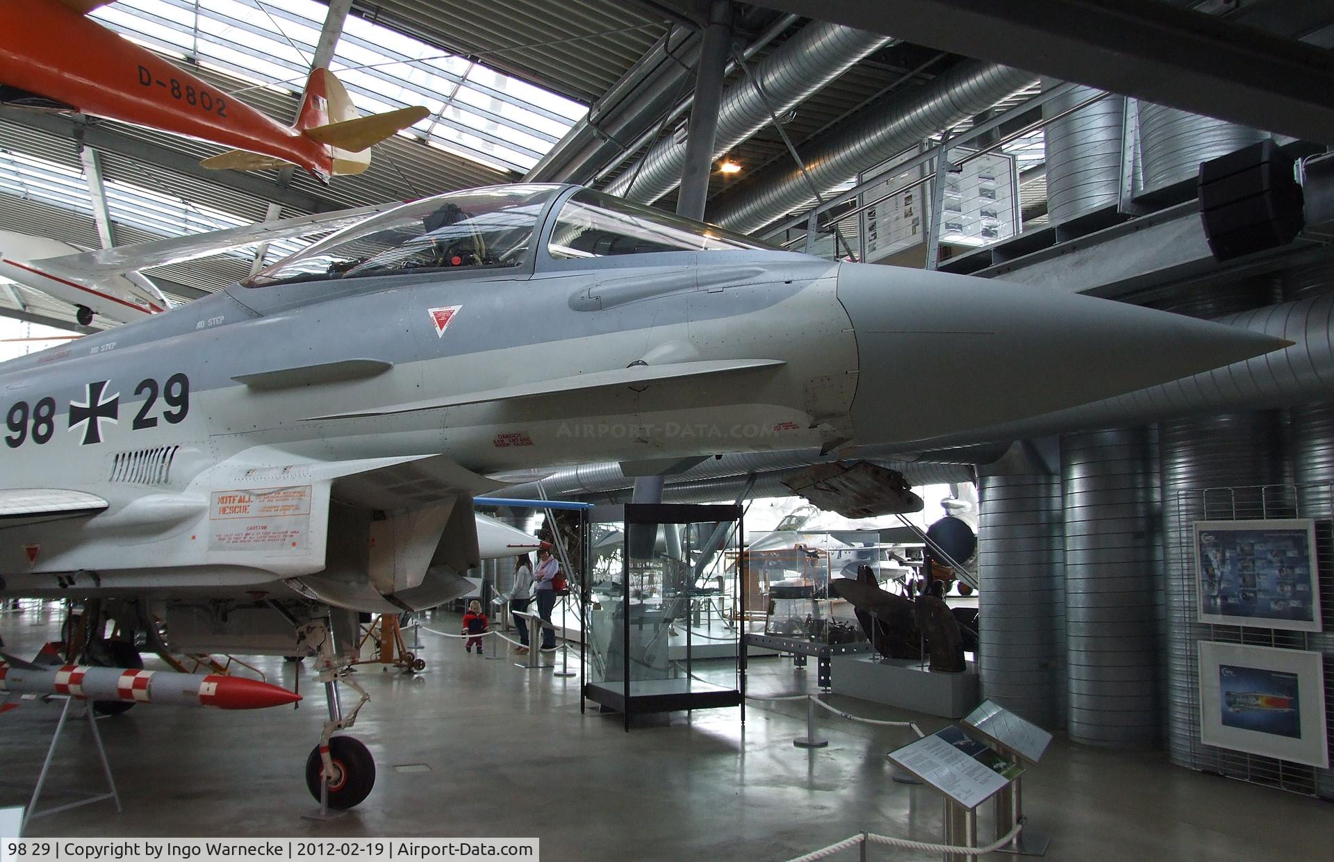 98 29, 1994 Eurofighter EF-2000 Typhoon S C/N DA1, Eurofighter EF2000 (1st prototype) at the Deutsches Museum Flugwerft Schleißheim, Oberschleißheim
