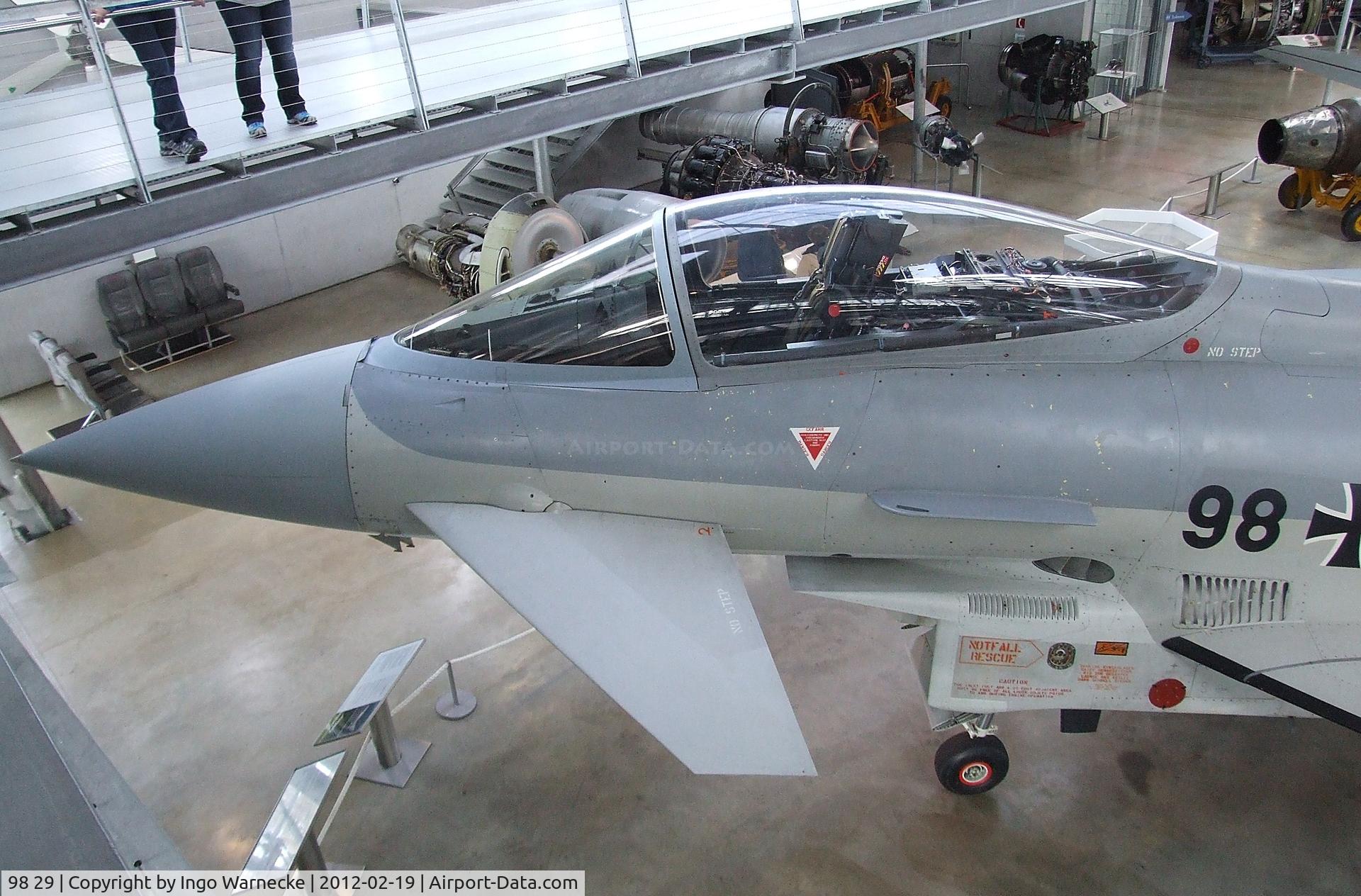 98 29, 1994 Eurofighter EF-2000 Typhoon S C/N DA1, Eurofighter EF2000 (1st prototype) at the Deutsches Museum Flugwerft Schleißheim, Oberschleißheim