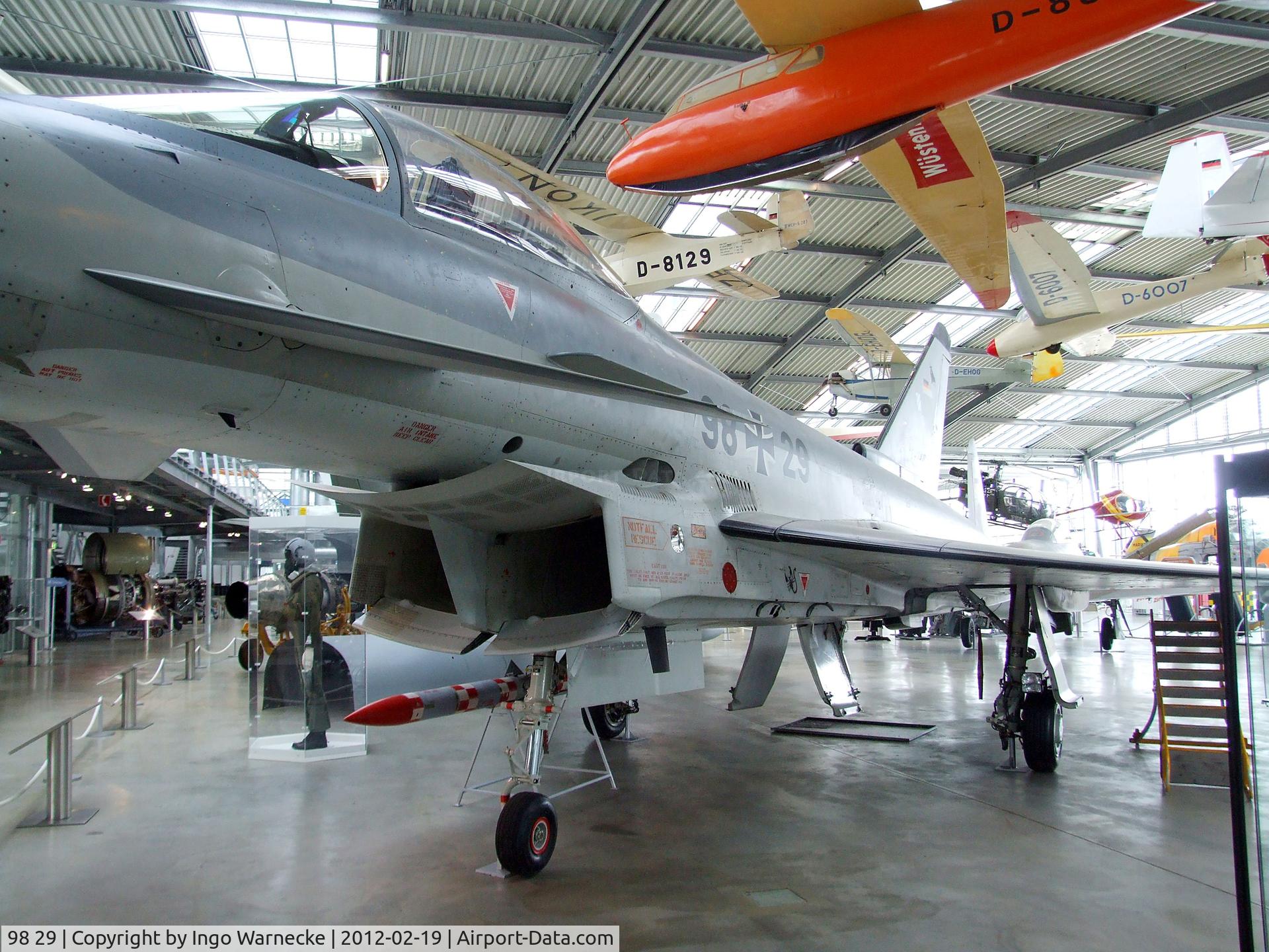 98 29, 1994 Eurofighter EF-2000 Typhoon S C/N DA1, Eurofighter EF2000 (1st prototype) at the Deutsches Museum Flugwerft Schleißheim, Oberschleißheim