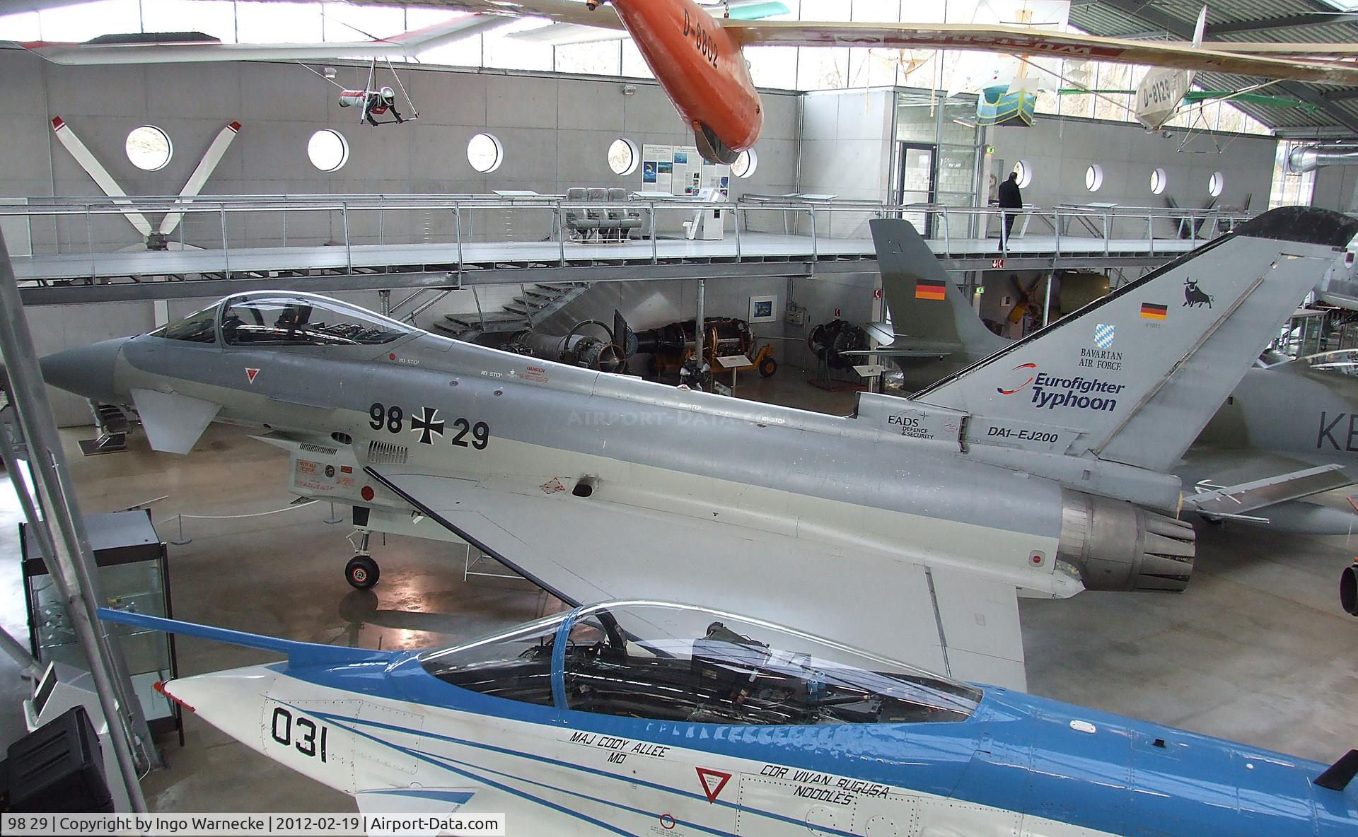 98 29, 1994 Eurofighter EF-2000 Typhoon S C/N DA1, Eurofighter EF2000 (1st prototype) at the Deutsches Museum Flugwerft Schleißheim, Oberschleißheim