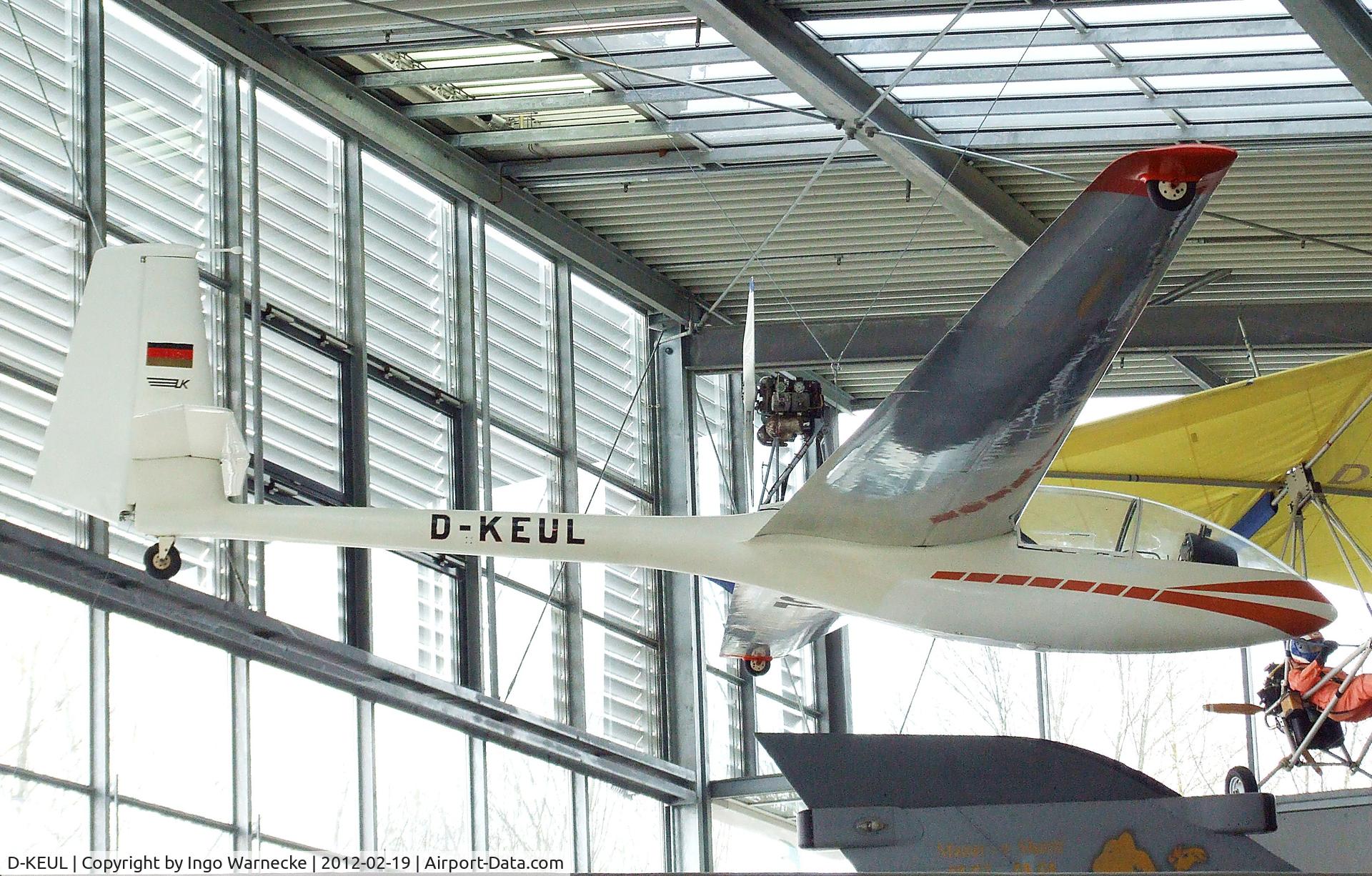 D-KEUL, 1974 Akaflieg Karlsruhe AK-1 C/N ***, Akaflieg Karlsruhe AK-1 at the Deutsches Museum Flugwerft Schleißheim, Oberschleißheim