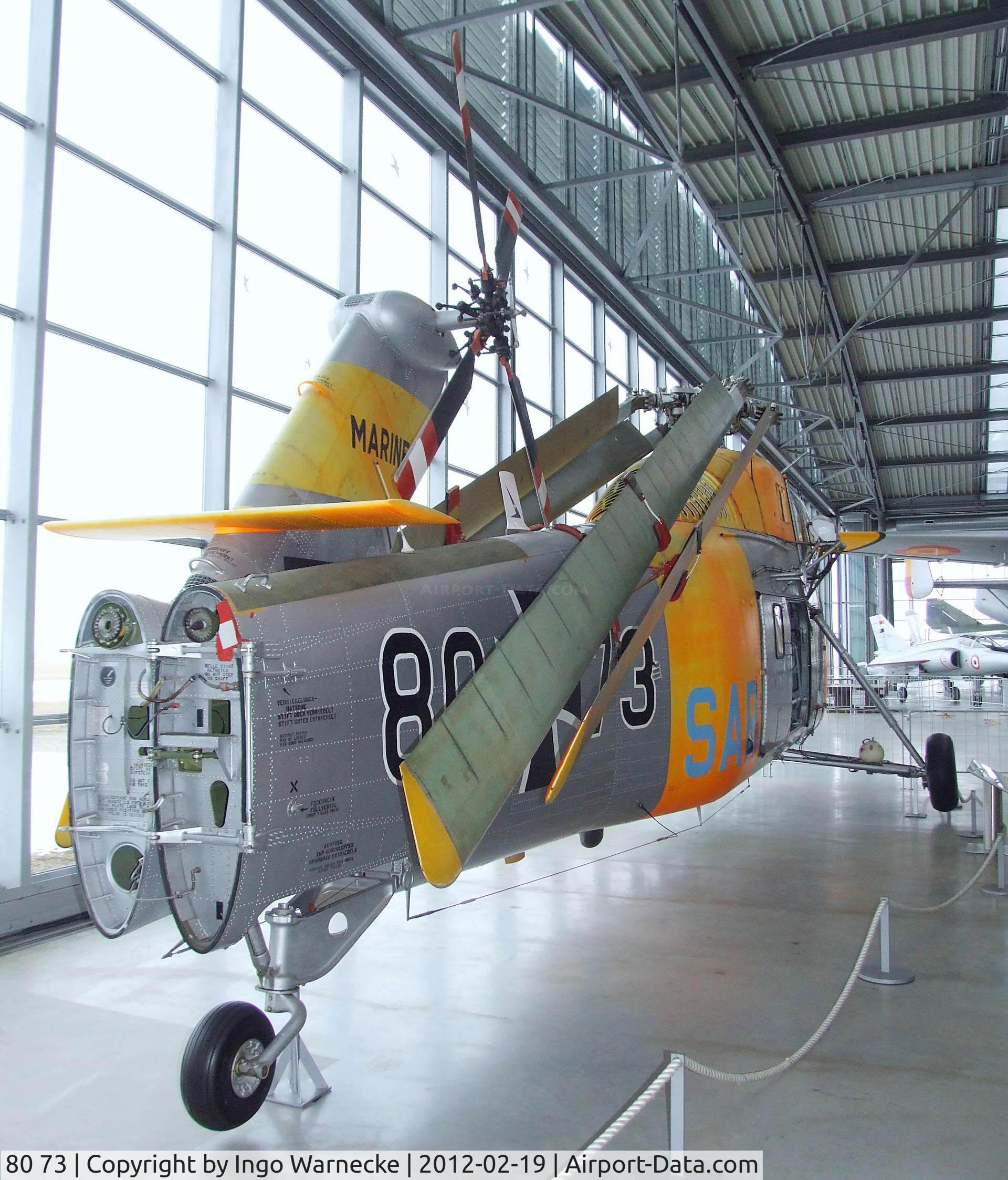 80 73, Sikorsky SH-34G Seabat C/N 58-1557, Sikorsky SH-34G Seabat at the Deutsches Museum Flugwerft Schleißheim, Oberschleißheim