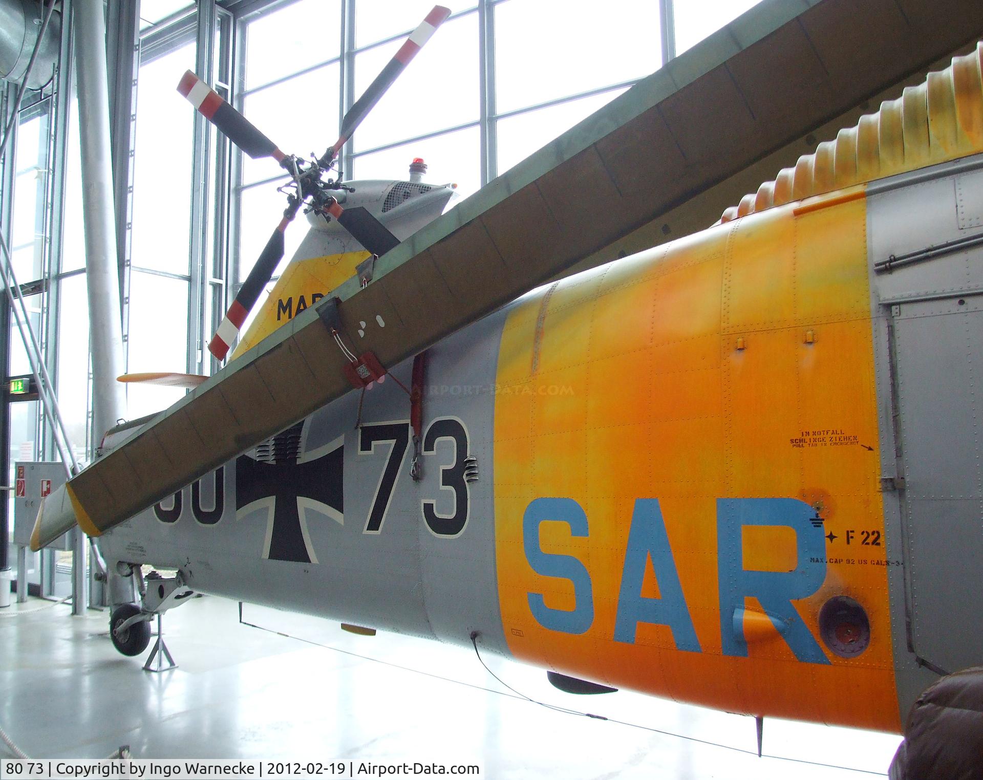 80 73, Sikorsky SH-34G Seabat C/N 58-1557, Sikorsky SH-34G Seabat at the Deutsches Museum Flugwerft Schleißheim, Oberschleißheim