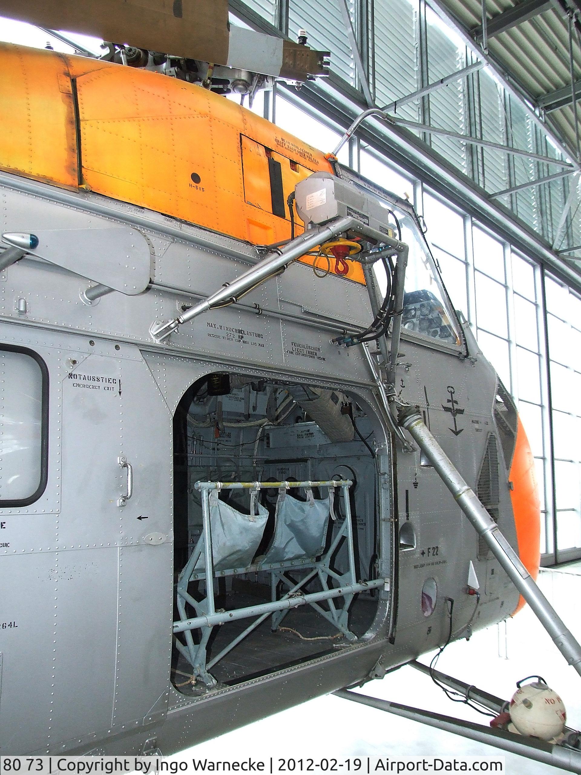 80 73, Sikorsky SH-34G Seabat C/N 58-1557, Sikorsky SH-34G Seabat at the Deutsches Museum Flugwerft Schleißheim, Oberschleißheim