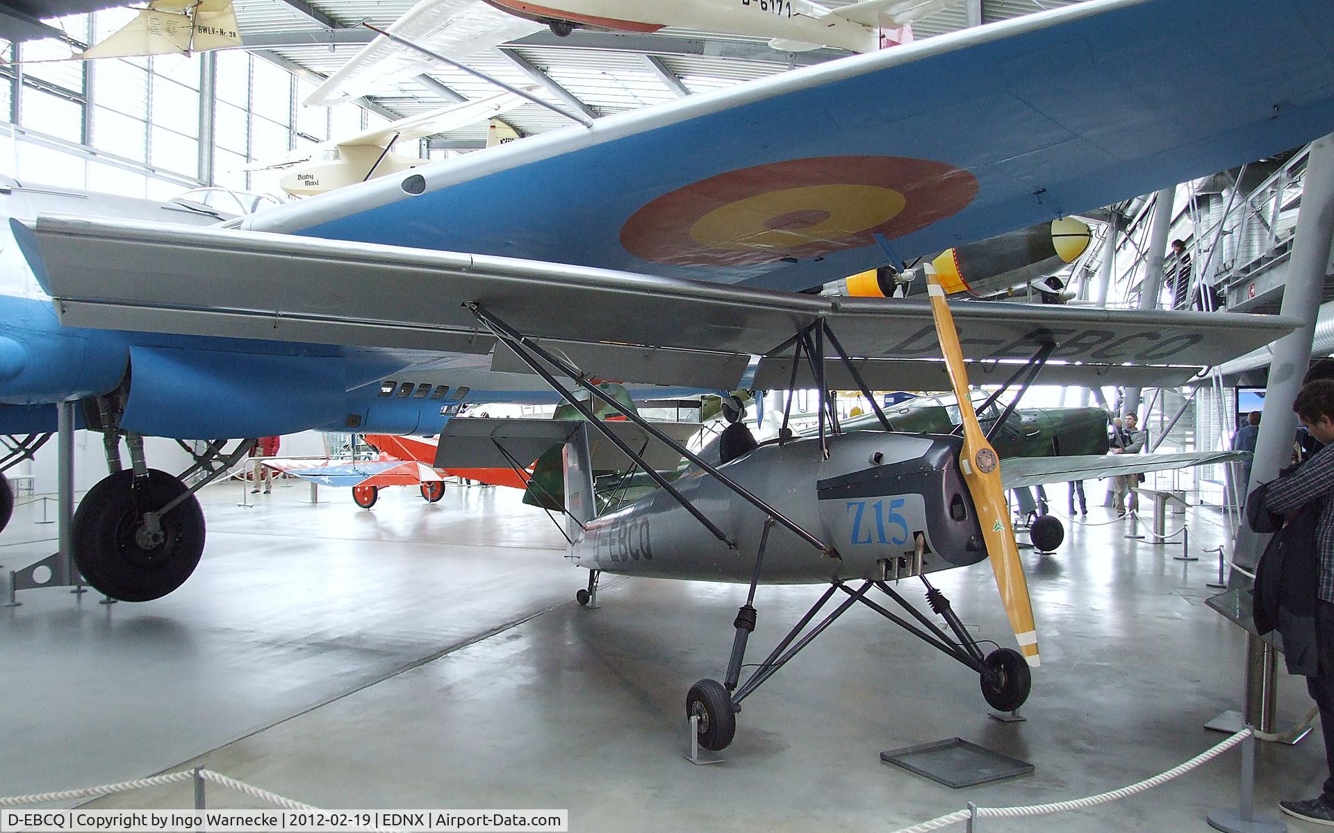D-EBCQ, 1943 Braunschweig Technical University LF-1 Zaunkoenig C/N V2, TH Braunschweig / Winter LF-1 Zaunkönig at the Deutsches Museum Flugwerft Schleißheim, Oberschleißheim