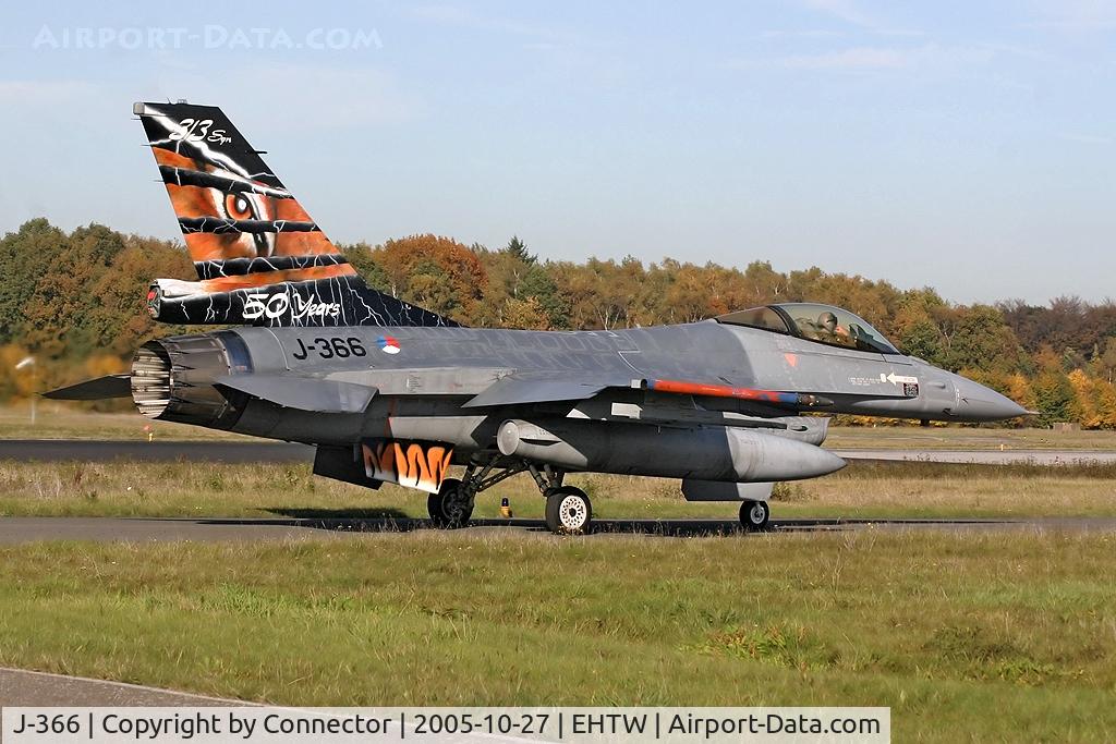 J-366, Fokker F-16A Fighting Falcon C/N 6D-123, Ready for an afternoon flight.