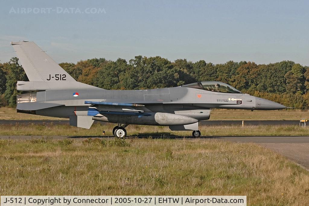 J-512, Fokker F-16AM Fighting Falcon C/N 6D-151, Ready for an afternoon flight.