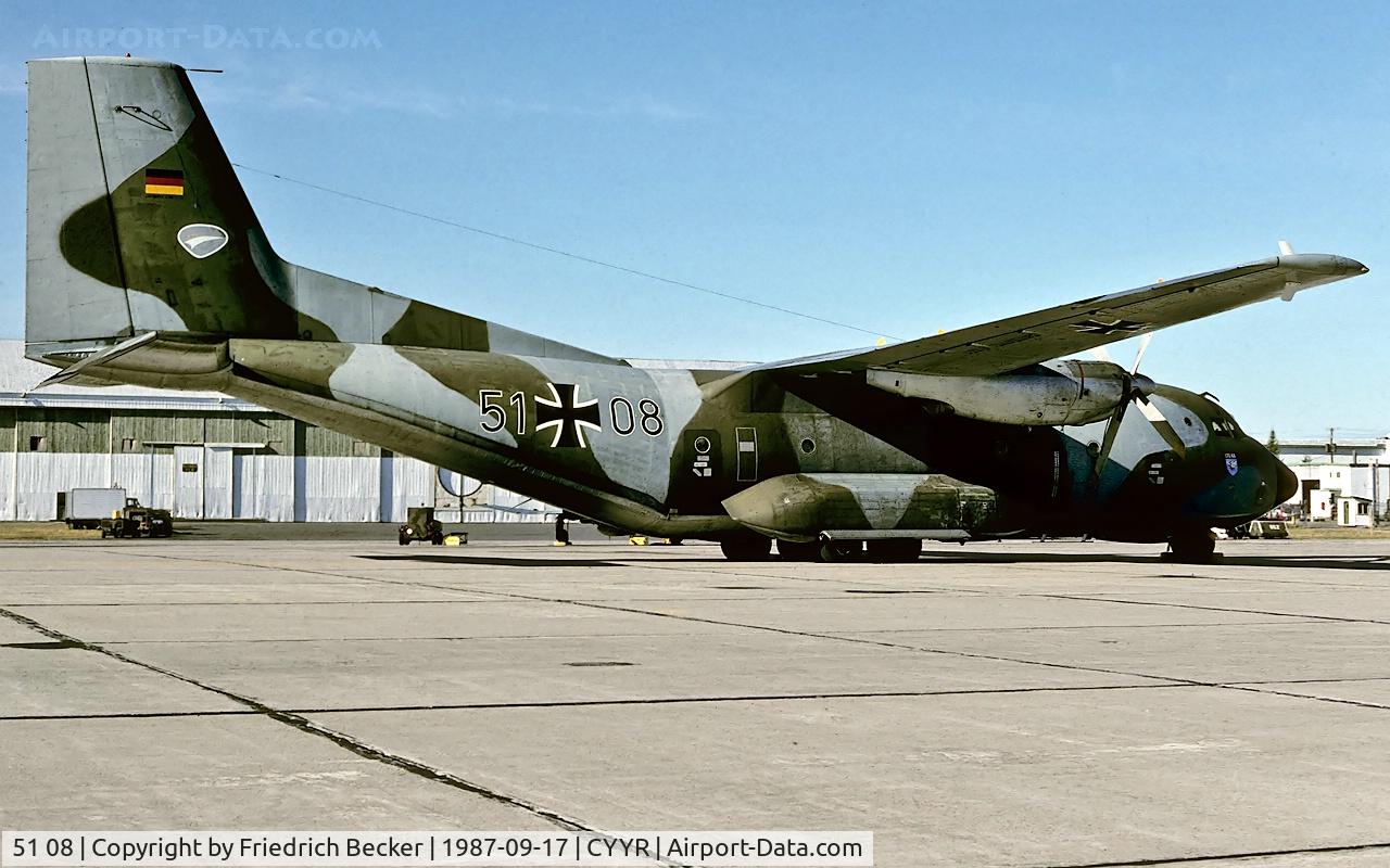 51 08, Transall C-160D C/N D145, transient at Goose Bay