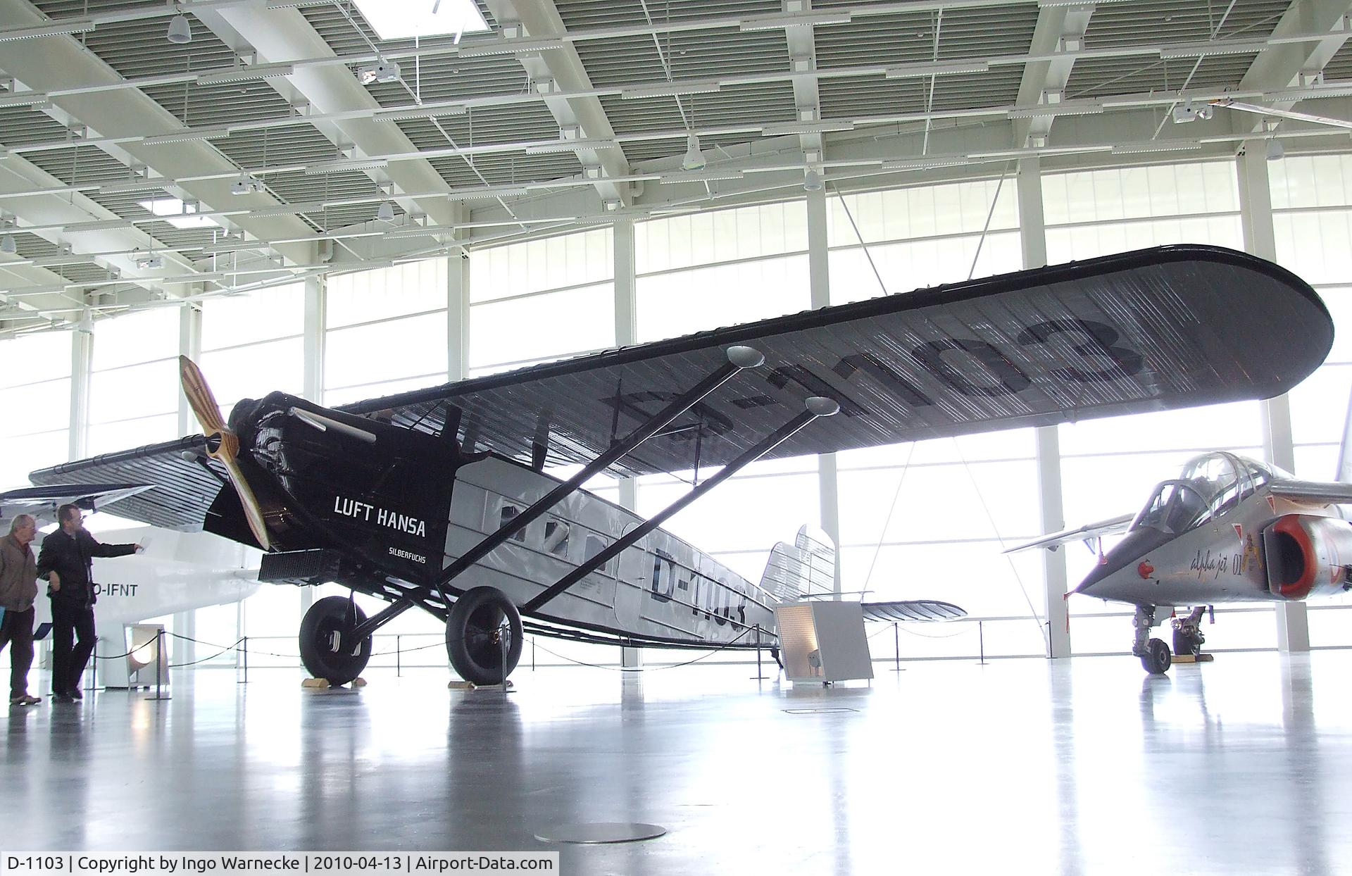 D-1103, Dornier Do B Merkur Replica C/N 88, Dornier Do B Merkur (static replica) at the Dornier Museum, Friedrichshafen