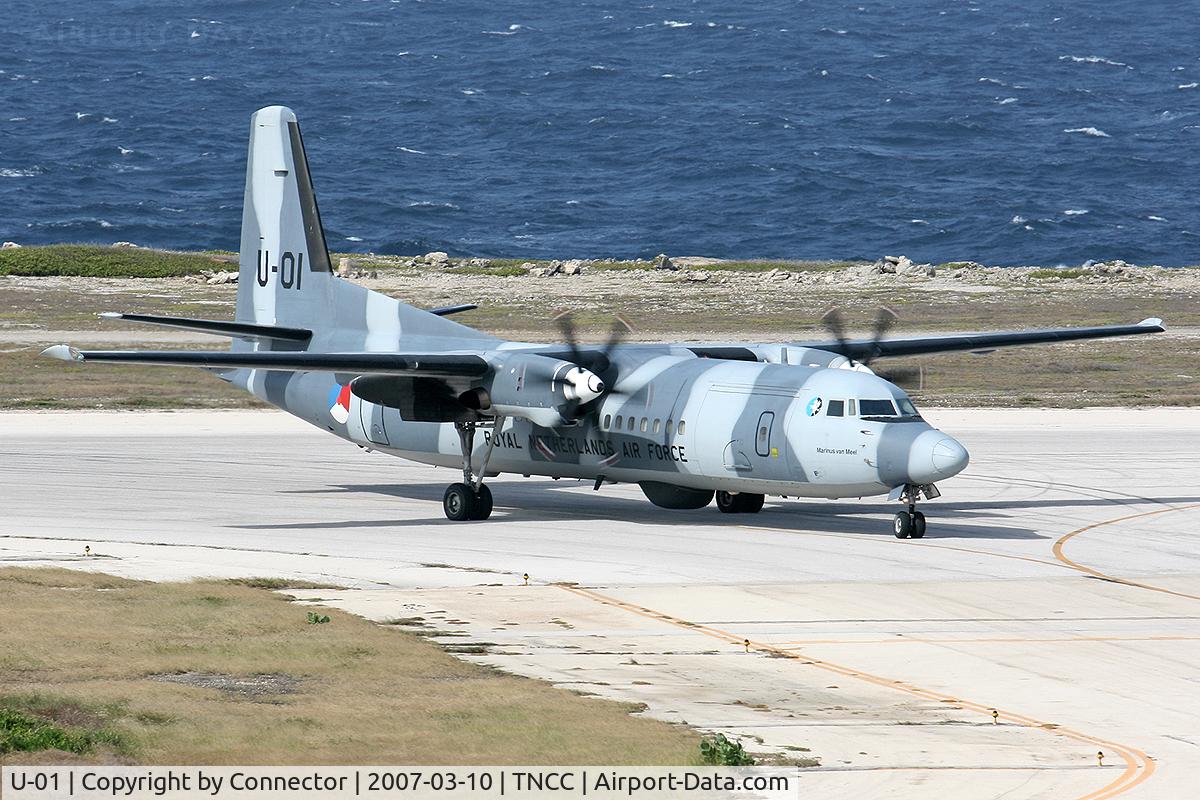 U-01, 1995 Fokker 60UTA-N C/N 20321, Returning after a coastal patrol.