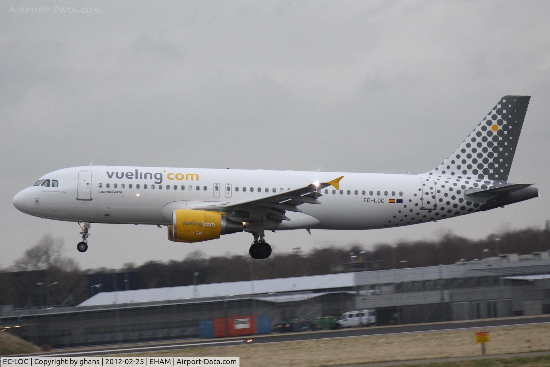 EC-LOC, 2011 Airbus A320-214 C/N 4855, Landing rw36R