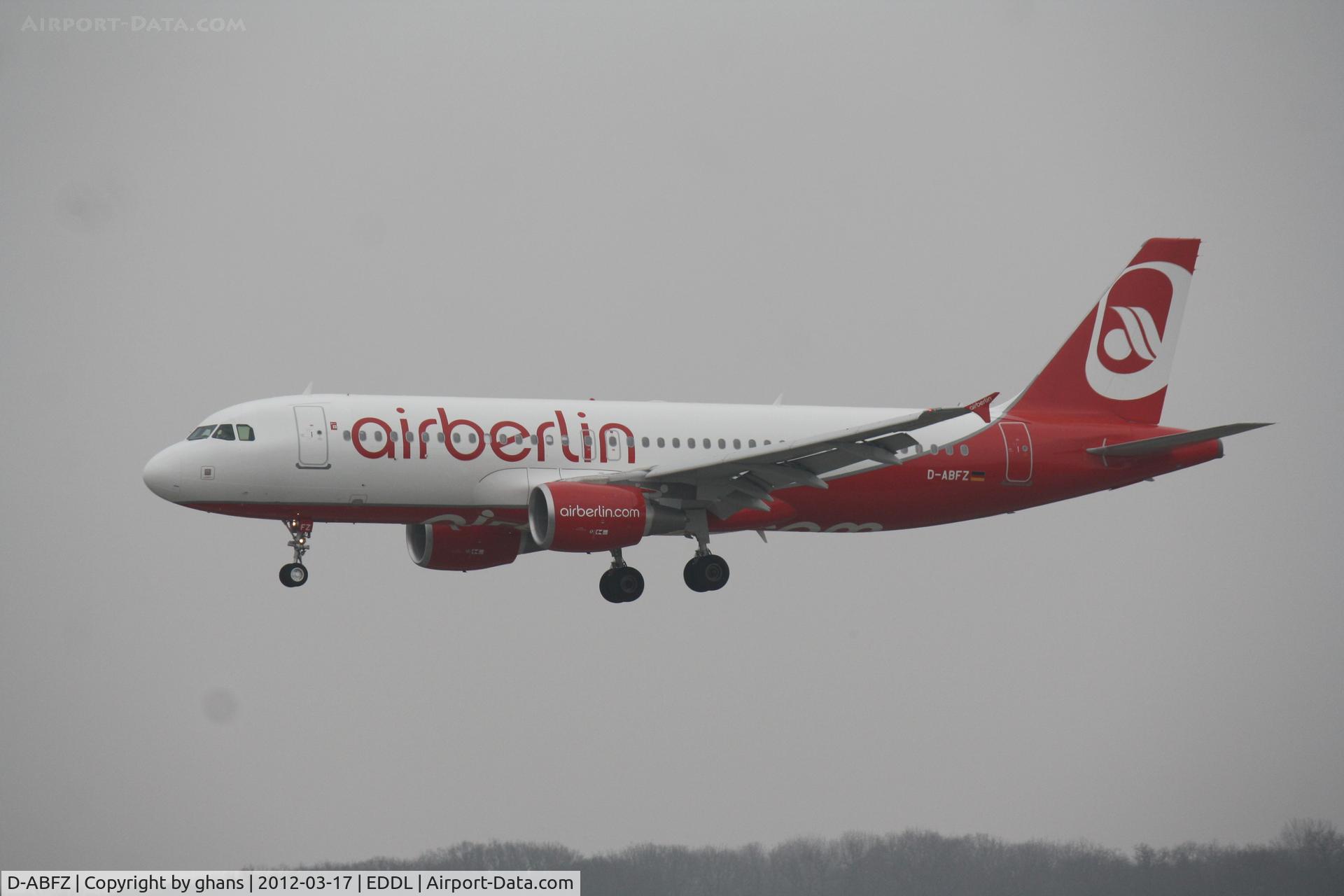 D-ABFZ, 2012 Airbus A320-214 C/N 4988, Landing rw23L