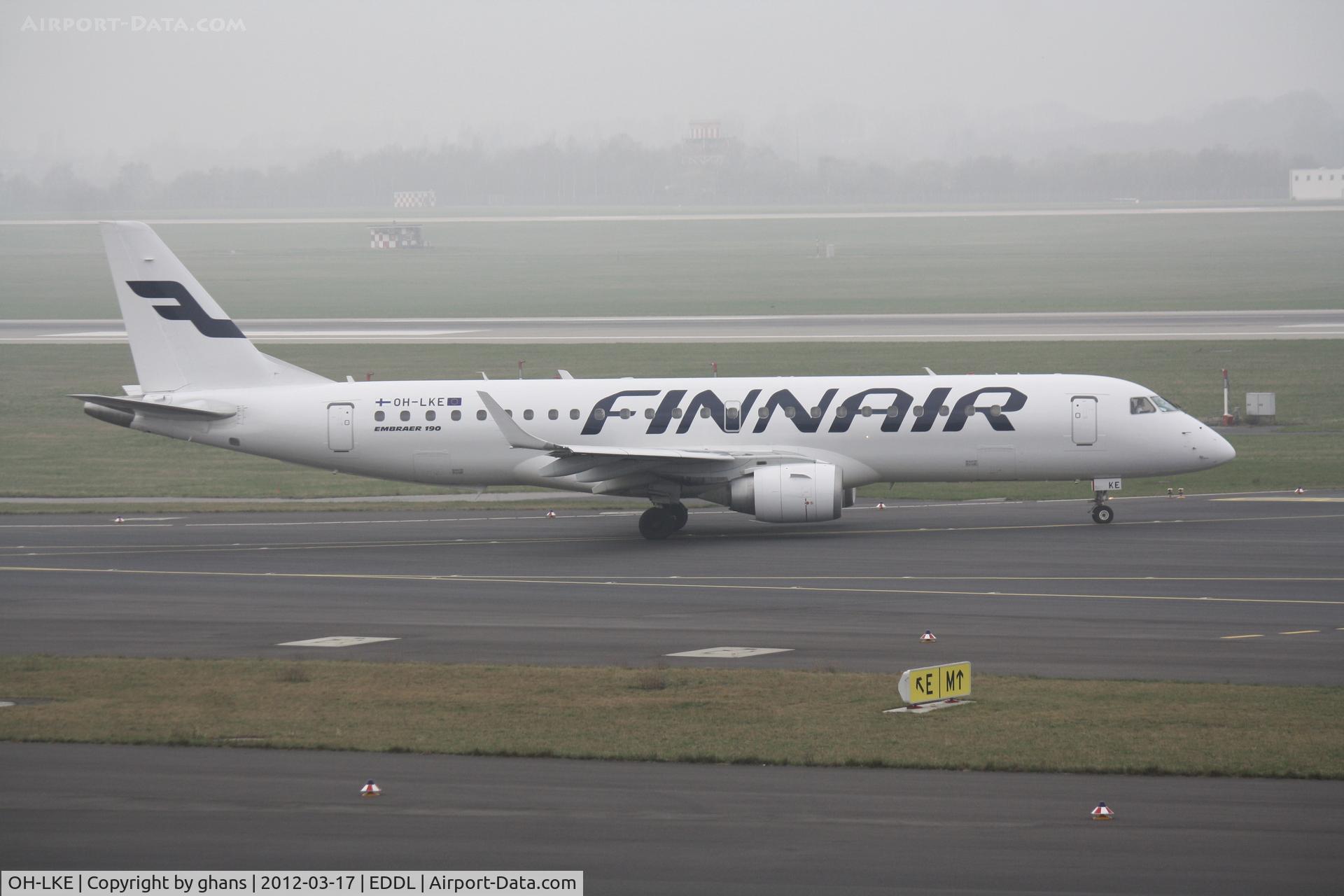 OH-LKE, 2007 Embraer 190LR (ERJ-190-100LR) C/N 19000059, New colors Finnair