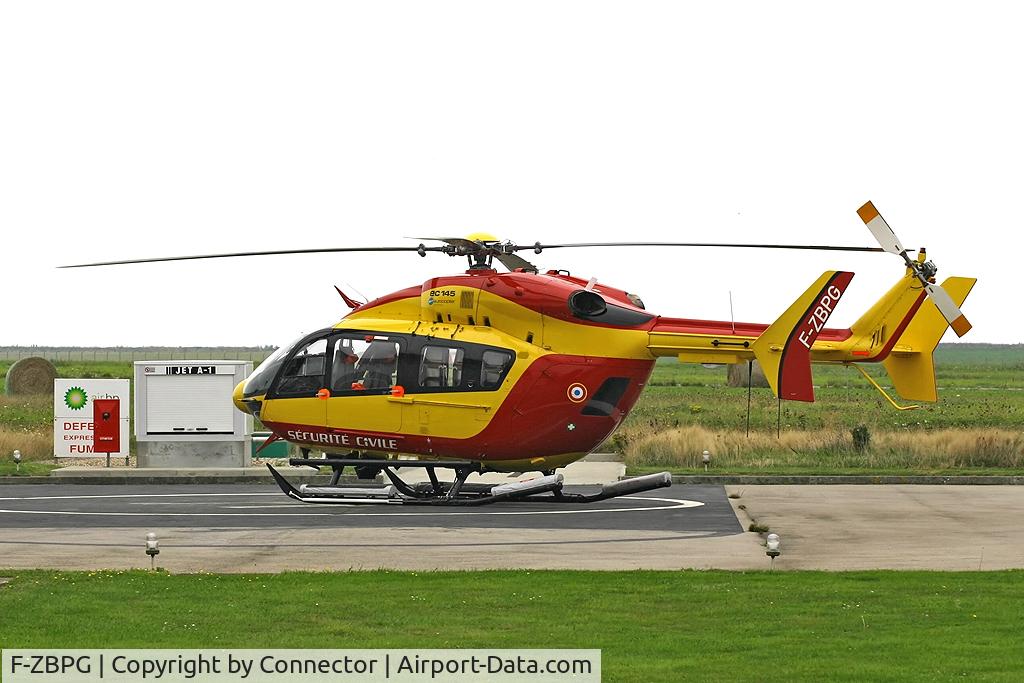 F-ZBPG, Eurocopter-Kawasaki EC-145 (BK-117C-2) C/N 9013, Making a fuel stop.