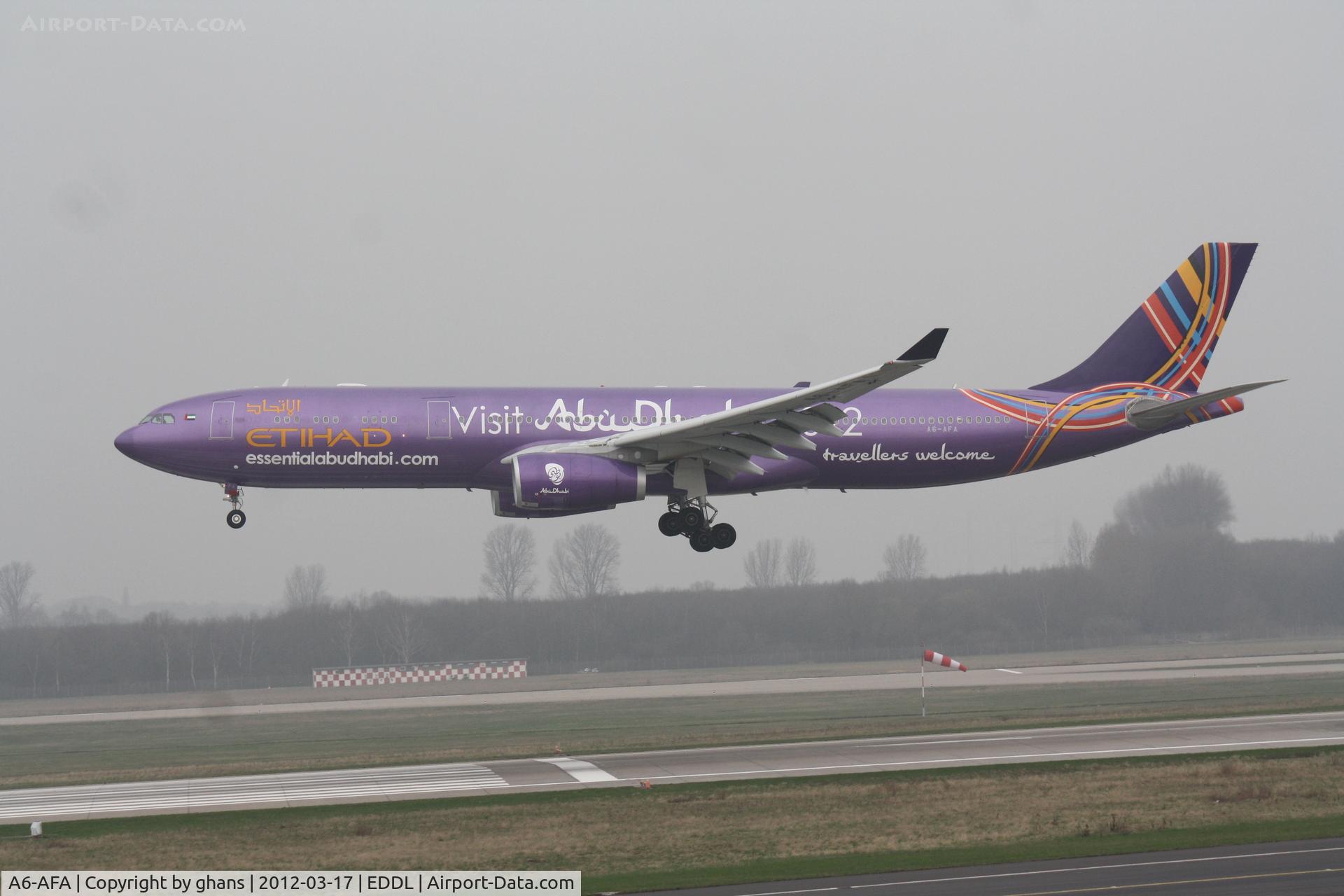 A6-AFA, 2009 Airbus A330-343X C/N 1071, Visit Abu Dhabi 2012