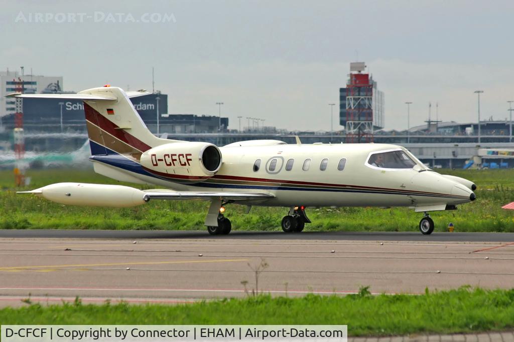 D-CFCF, 1971 Hawker Siddeley HS.125 Series F400B C/N 25248, Arriving at Amsterdam