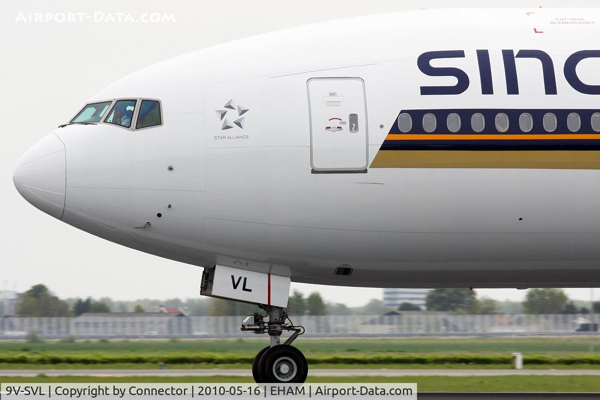9V-SVL, 2002 Boeing 777-212/ER C/N 32336, Leaving Amsterdam.