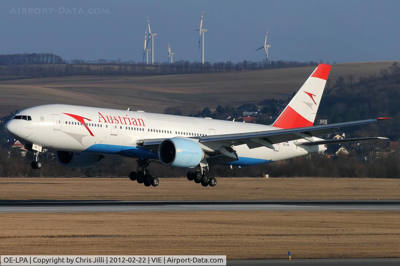 OE-LPA, 1997 Boeing 777-2Z9/ER C/N 28698, Austrian Airlines