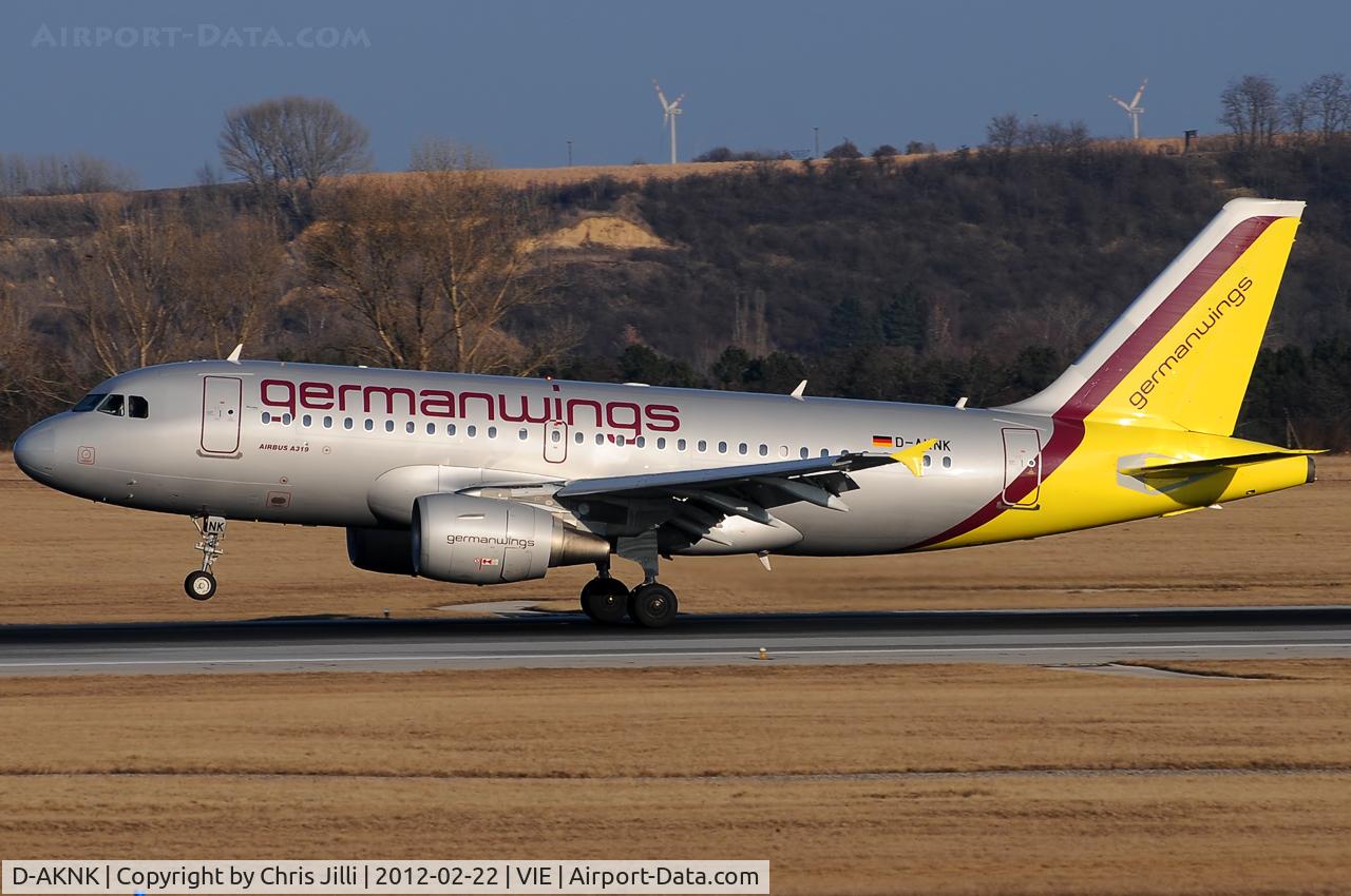 D-AKNK, 1999 Airbus A319-112 C/N 1077, germanwings