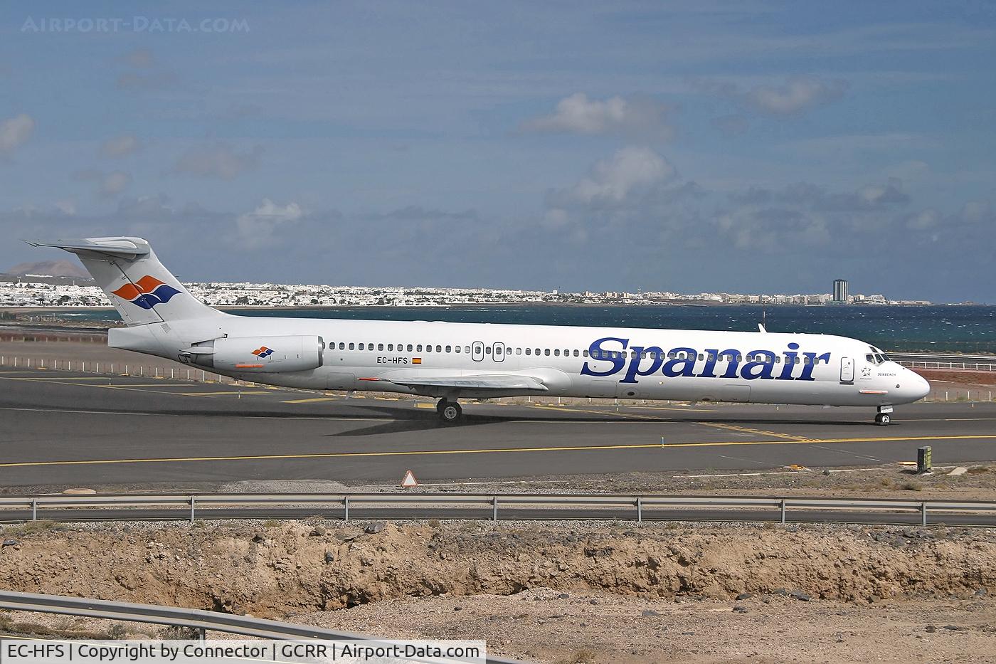 EC-HFS, 1990 McDonnell Douglas MD-82 (DC-9-82) C/N 49517, Almost ready for departure.