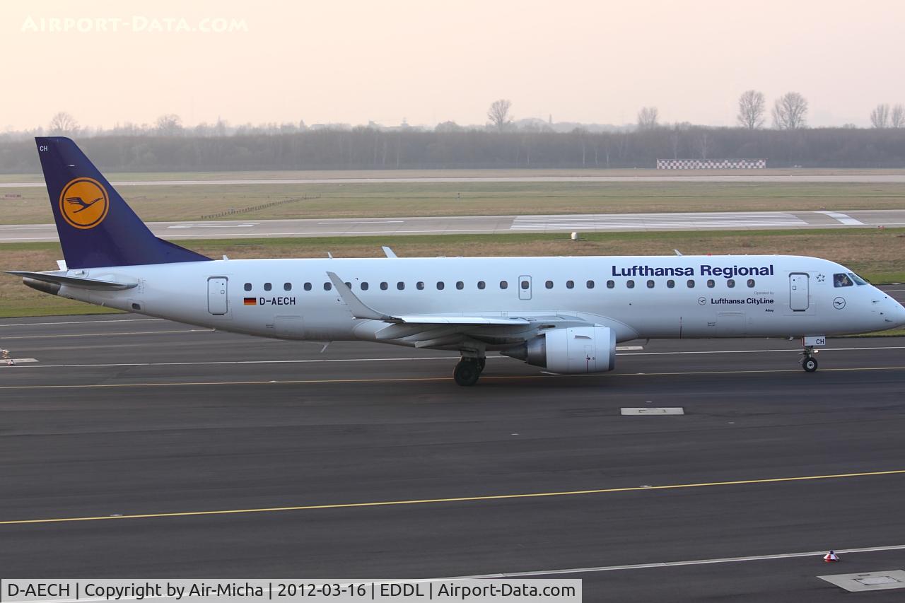 D-AECH, 2010 Embraer 190LR (ERJ-190-100LR) C/N 19000376, Lufthansa CityLine, Aircraft Name: Alzey