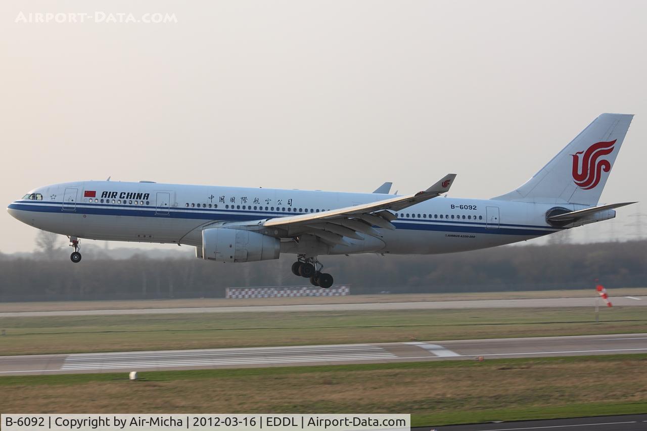 B-6092, 2007 Airbus A330-243 C/N 873, Air China, Airbus A330-243, CN: 0873