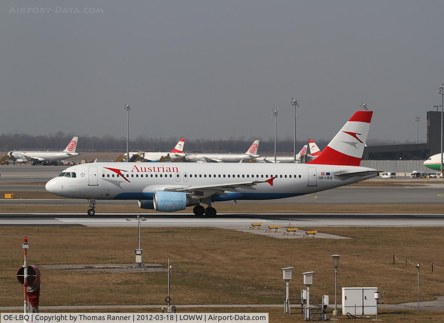 OE-LBQ, 1999 Airbus A320-214 C/N 1137, Austrian Airlines Airbus A320