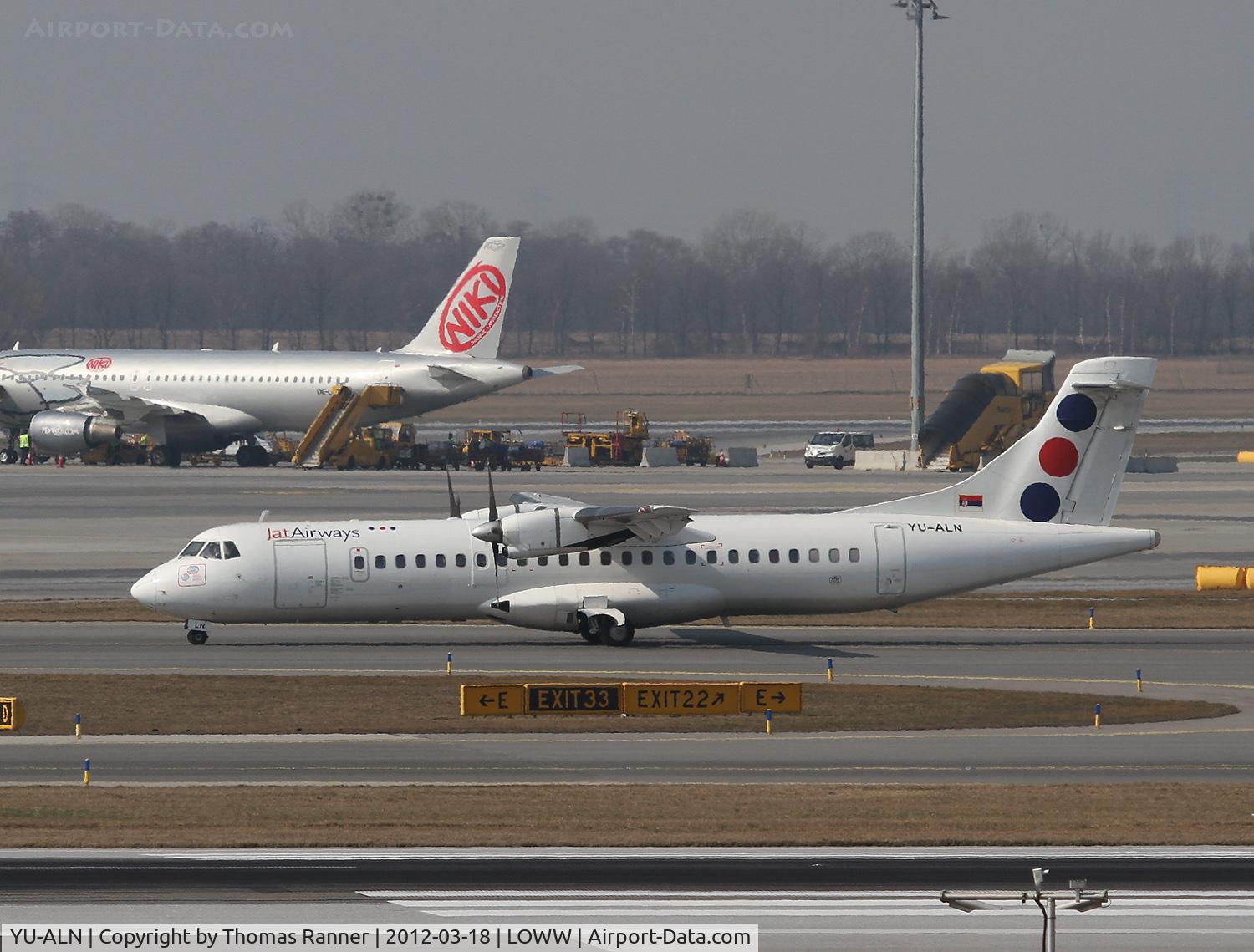 YU-ALN, 1990 ATR 72-202 C/N 180, JAT Airways ATR 72
