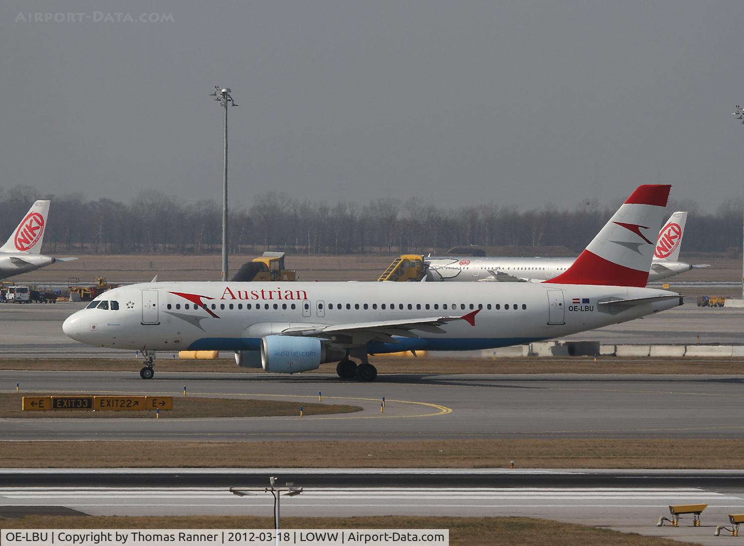 OE-LBU, 2001 Airbus A320-214 C/N 1478, Austrian  Airlines Airbus A320