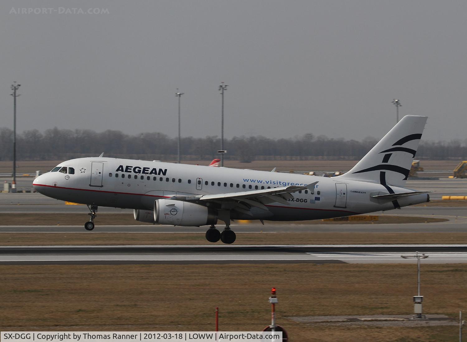 SX-DGG, 2002 Airbus A319-132 C/N 1727, Aegean Airbus A319