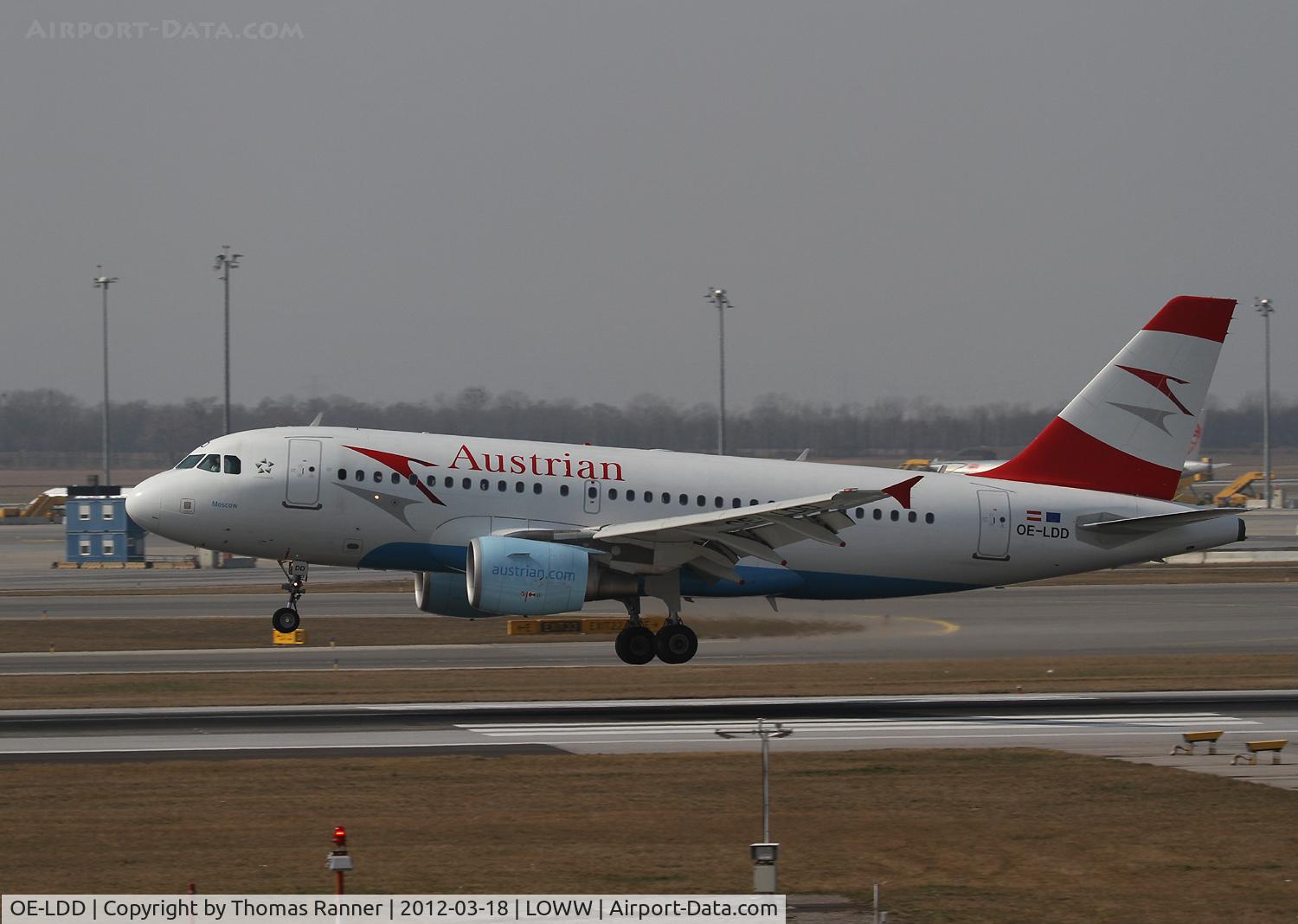 OE-LDD, 2005 Airbus A319-112 C/N 2416, Austrian Airlines Airbus A319