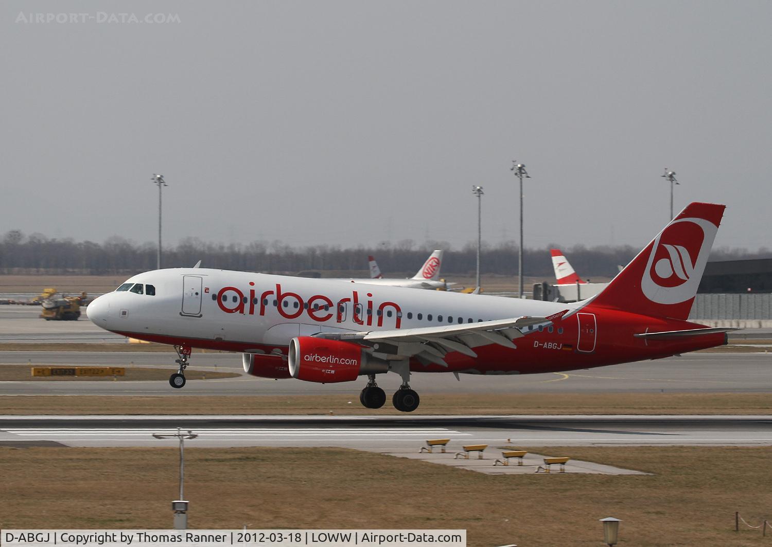 D-ABGJ, 2008 Airbus A319-112 C/N 3415, Air Berlin Airbus A319