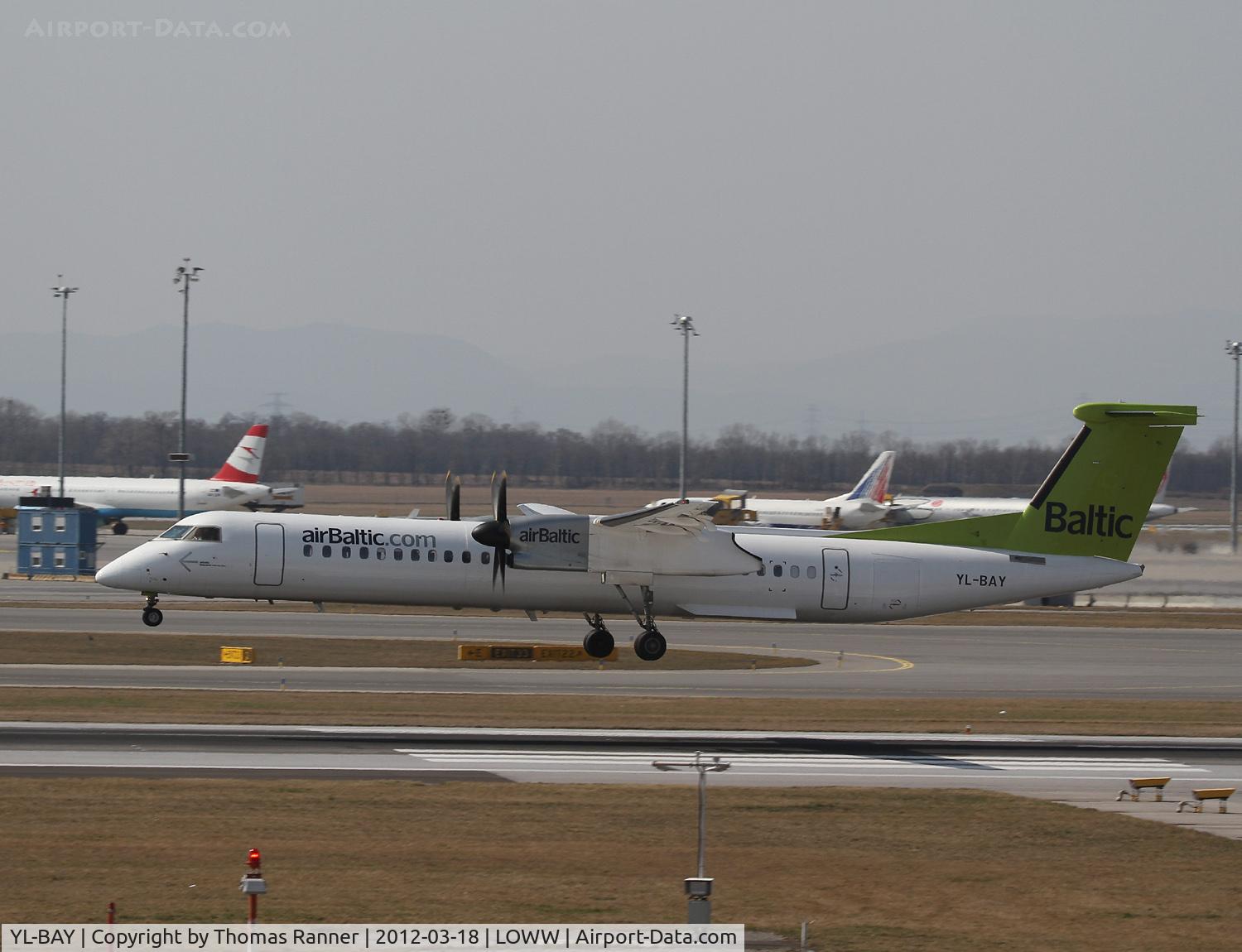 YL-BAY, 2010 De Havilland Canada DHC-8-402Q Dash 8 C/N 4331, Air Baltic DHC 8