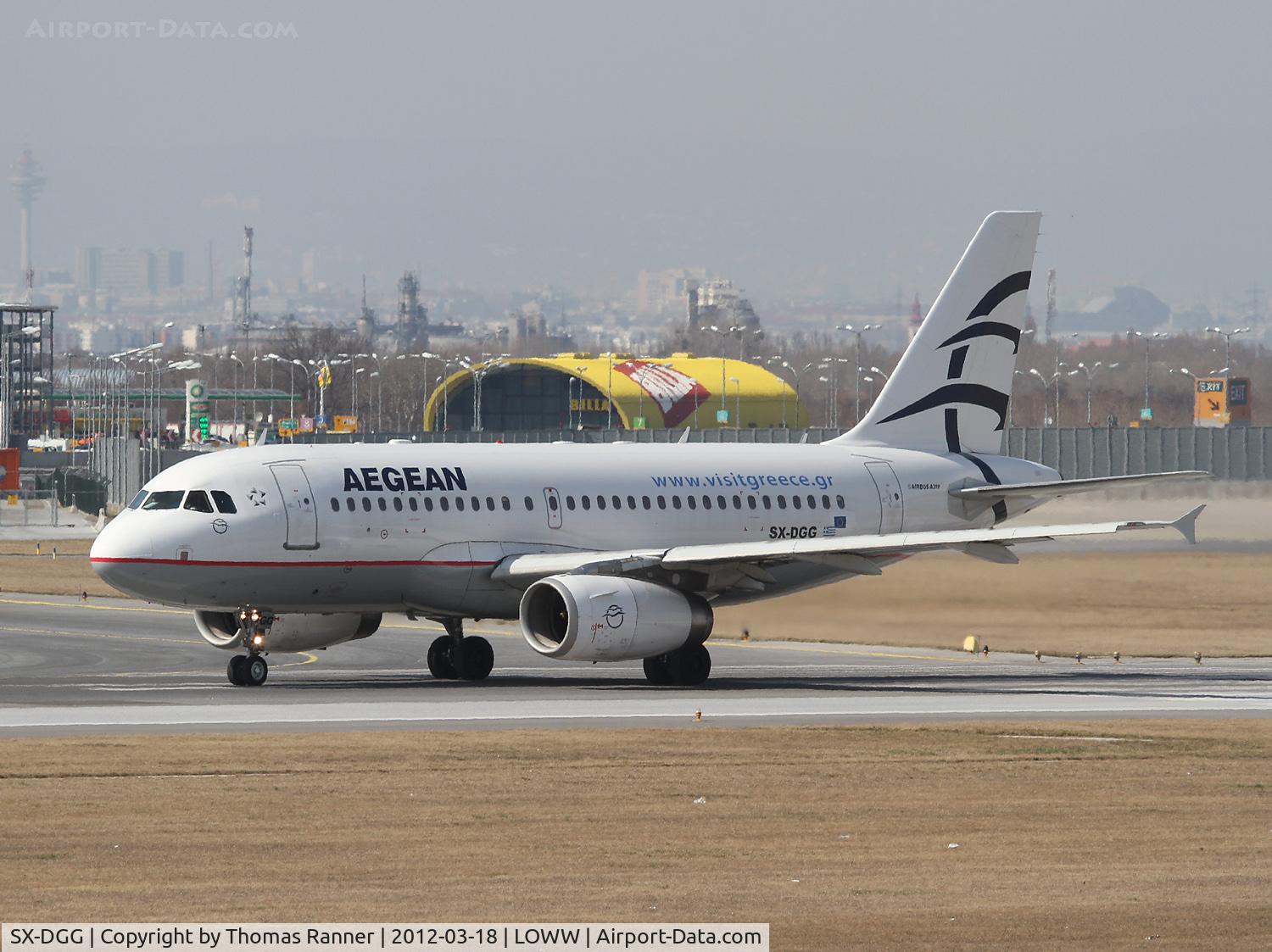 SX-DGG, 2002 Airbus A319-132 C/N 1727, Aegean Airbus A319