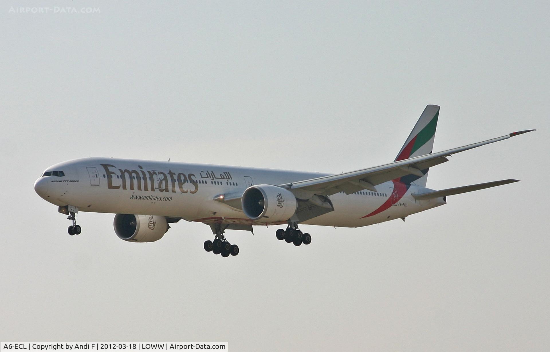 A6-ECL, 2008 Boeing 777-36N/ER C/N 37704, Emirates Boeing 777-36N(ER)