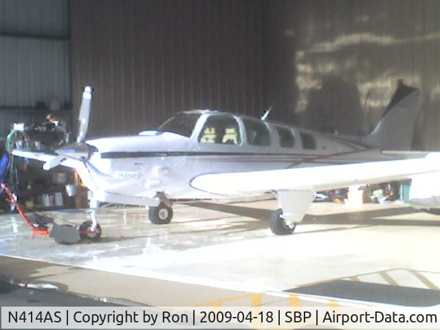 N414AS, 1991 Beech B36TC Bonanza C/N EA-523, fast high flying plane
