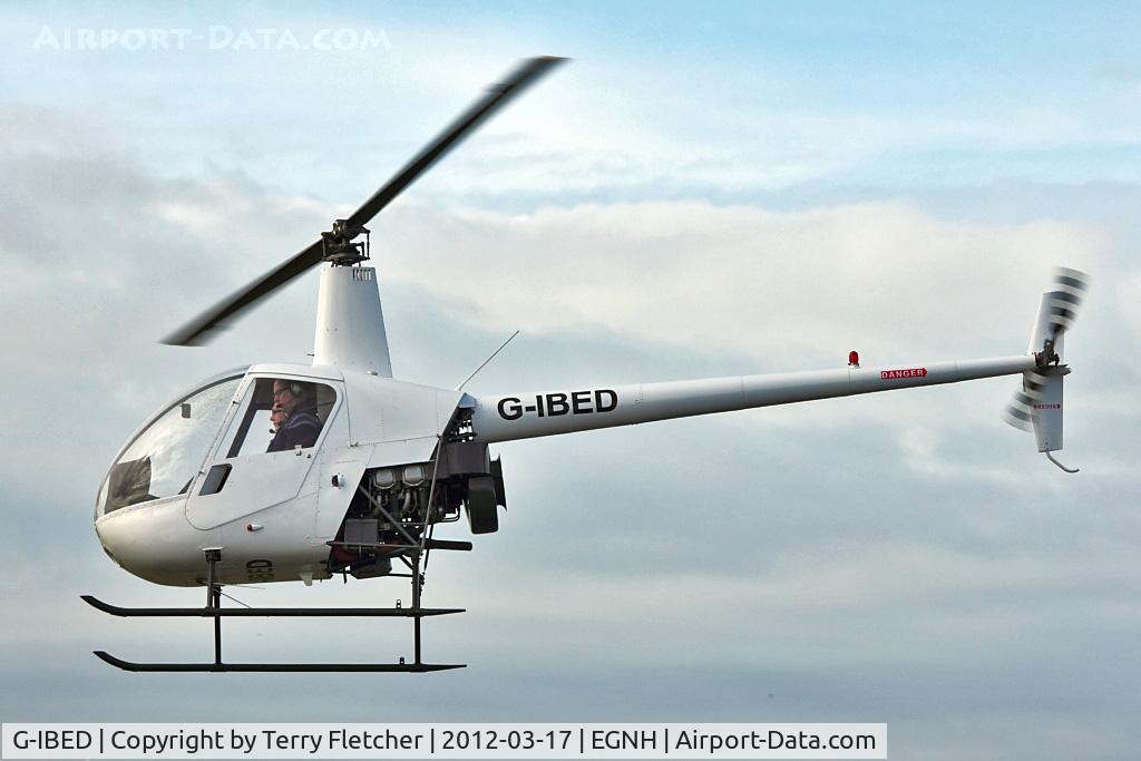 G-IBED, 1985 Robinson R22 Alpha C/N 0500, 1985 Robinson R22 Alpha, c/n: 0500 at Blackpool